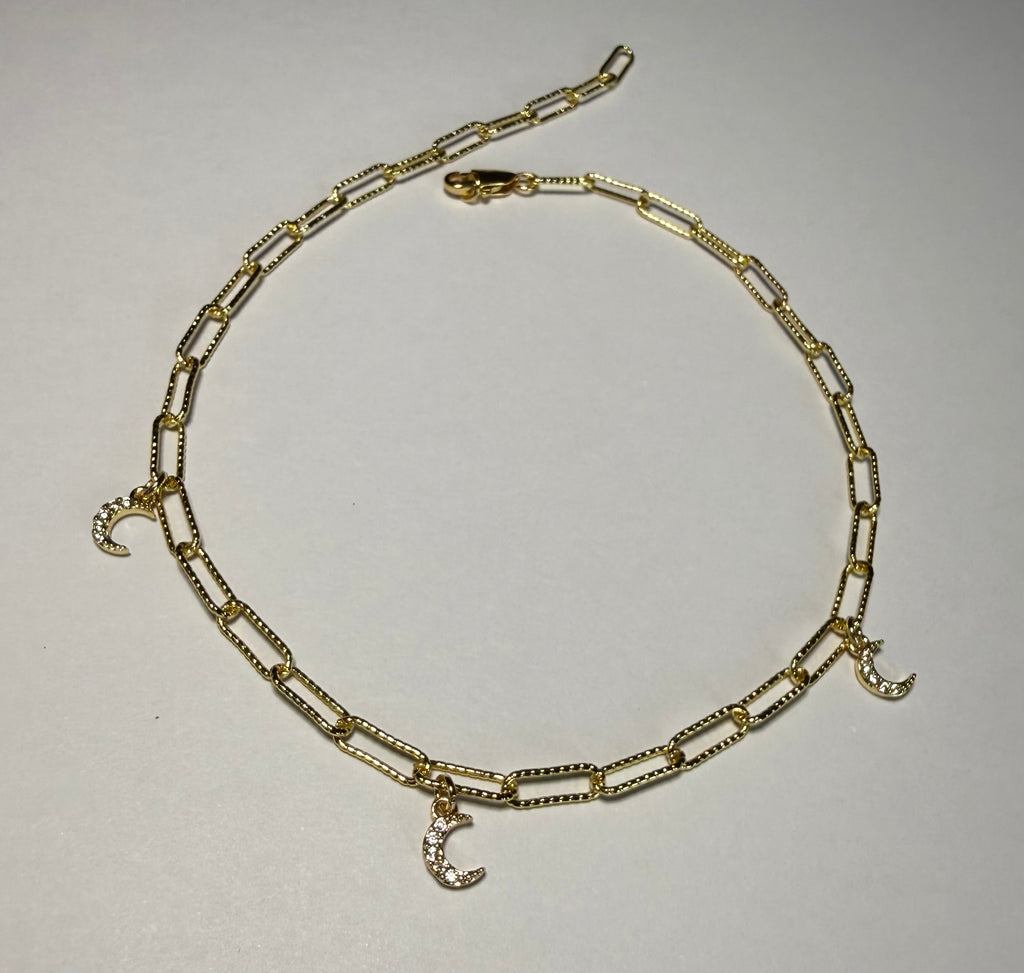 3 Moon Anklet