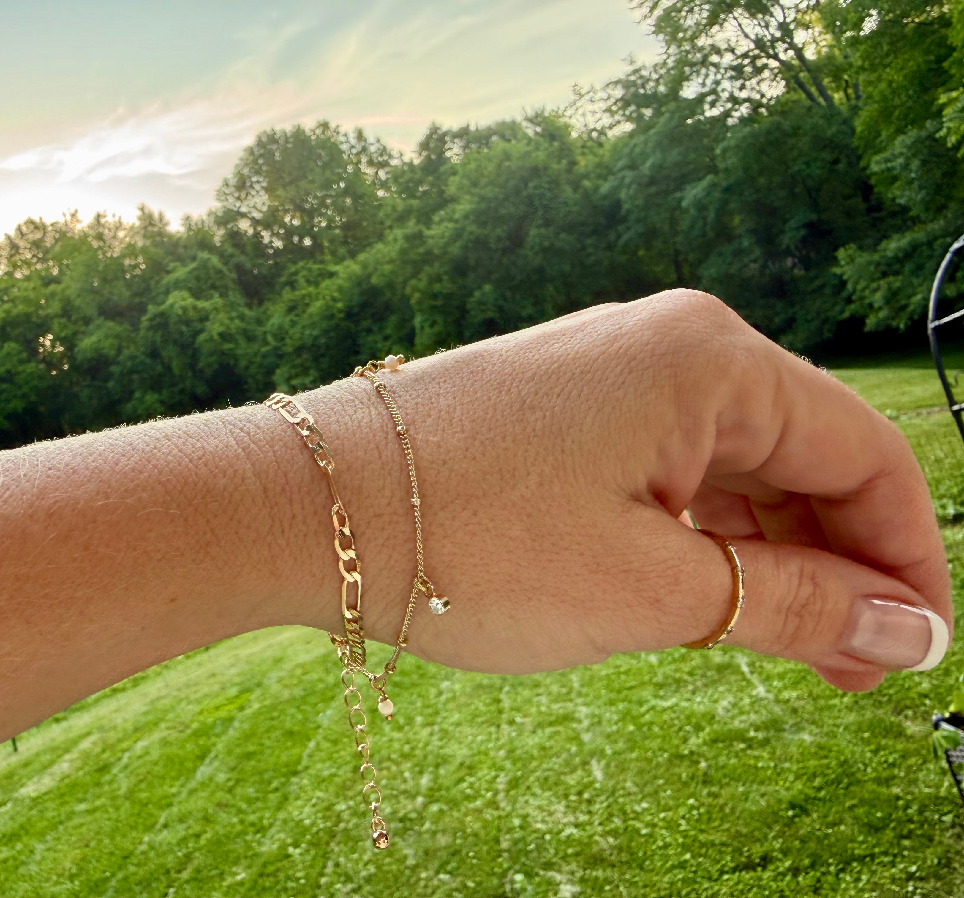 Double Layered Gold Bracelet