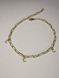 3 Moon Anklet