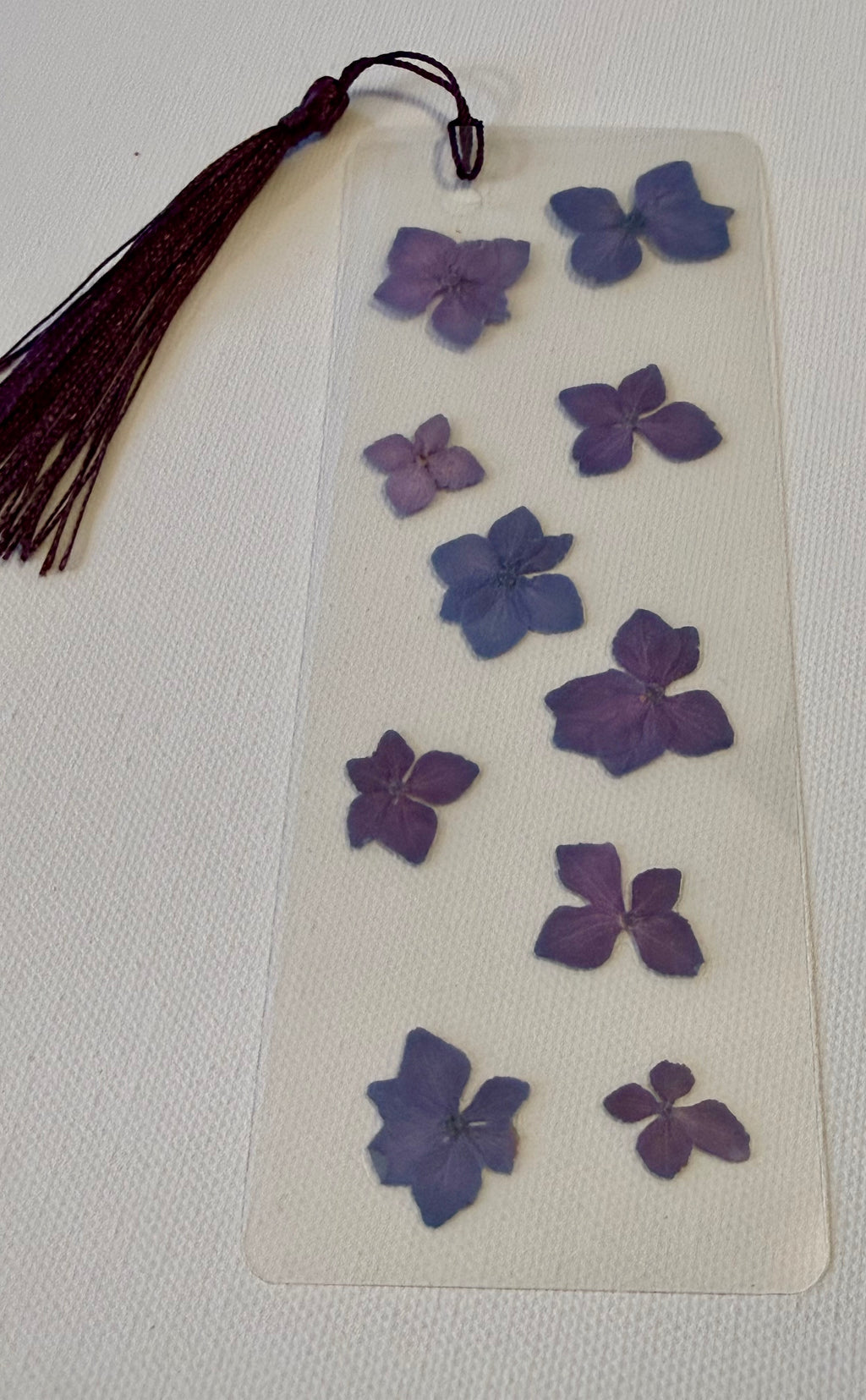 Hydrangea Flowers ~ flower bookmark