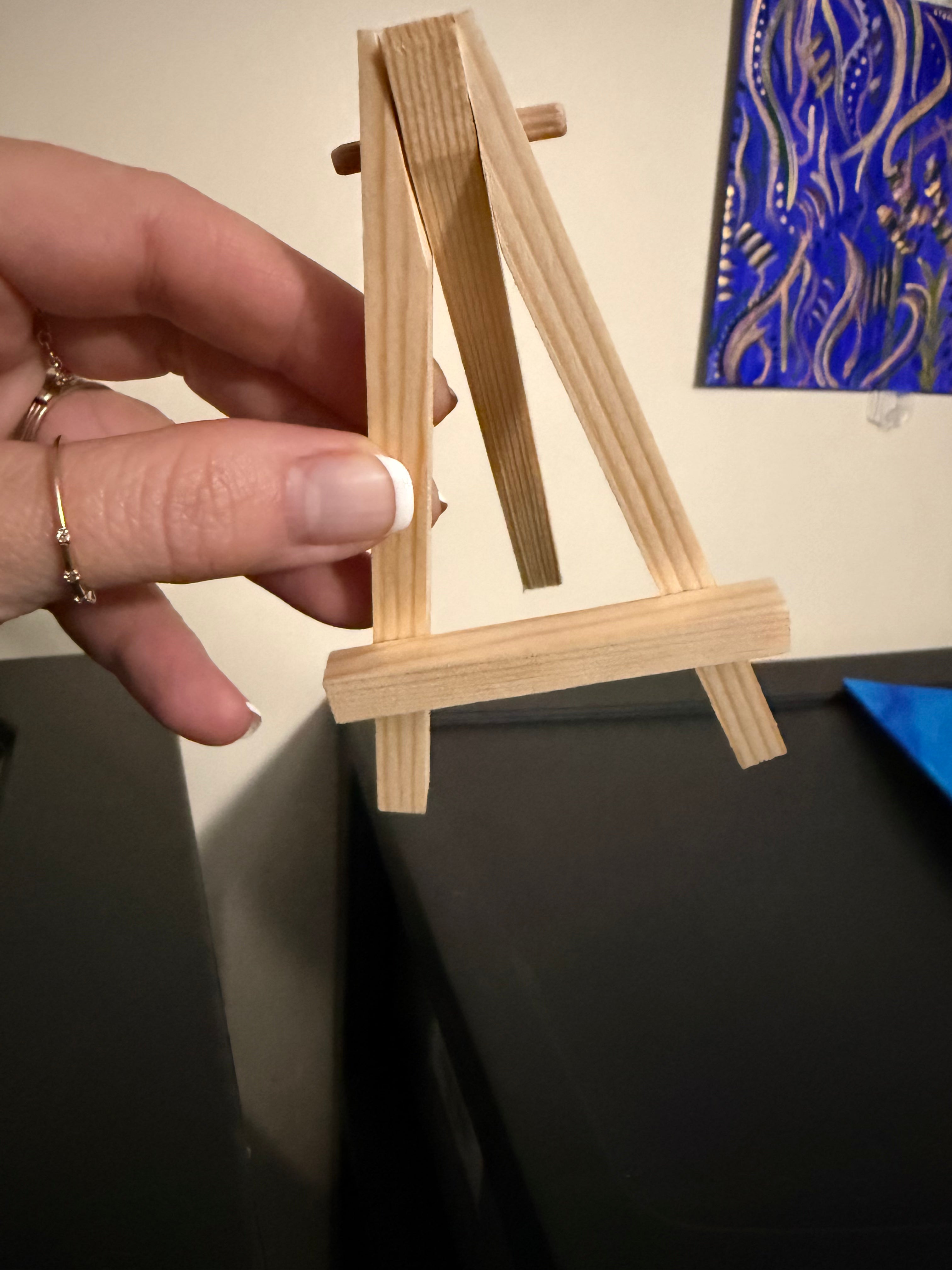 Easel ~ for paintings 6”x6” or smaller