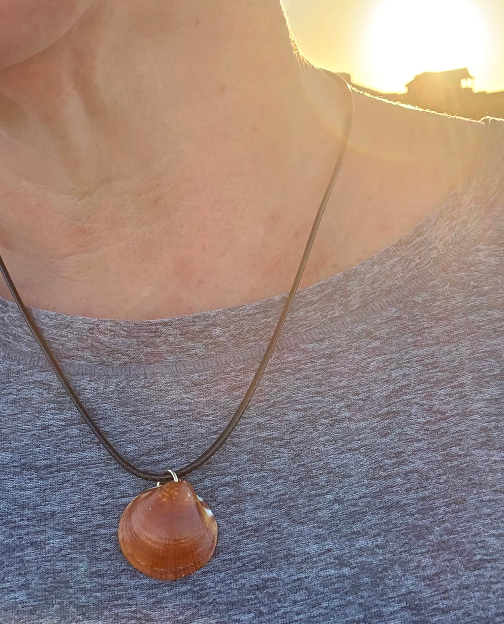 Brown Shell Necklace