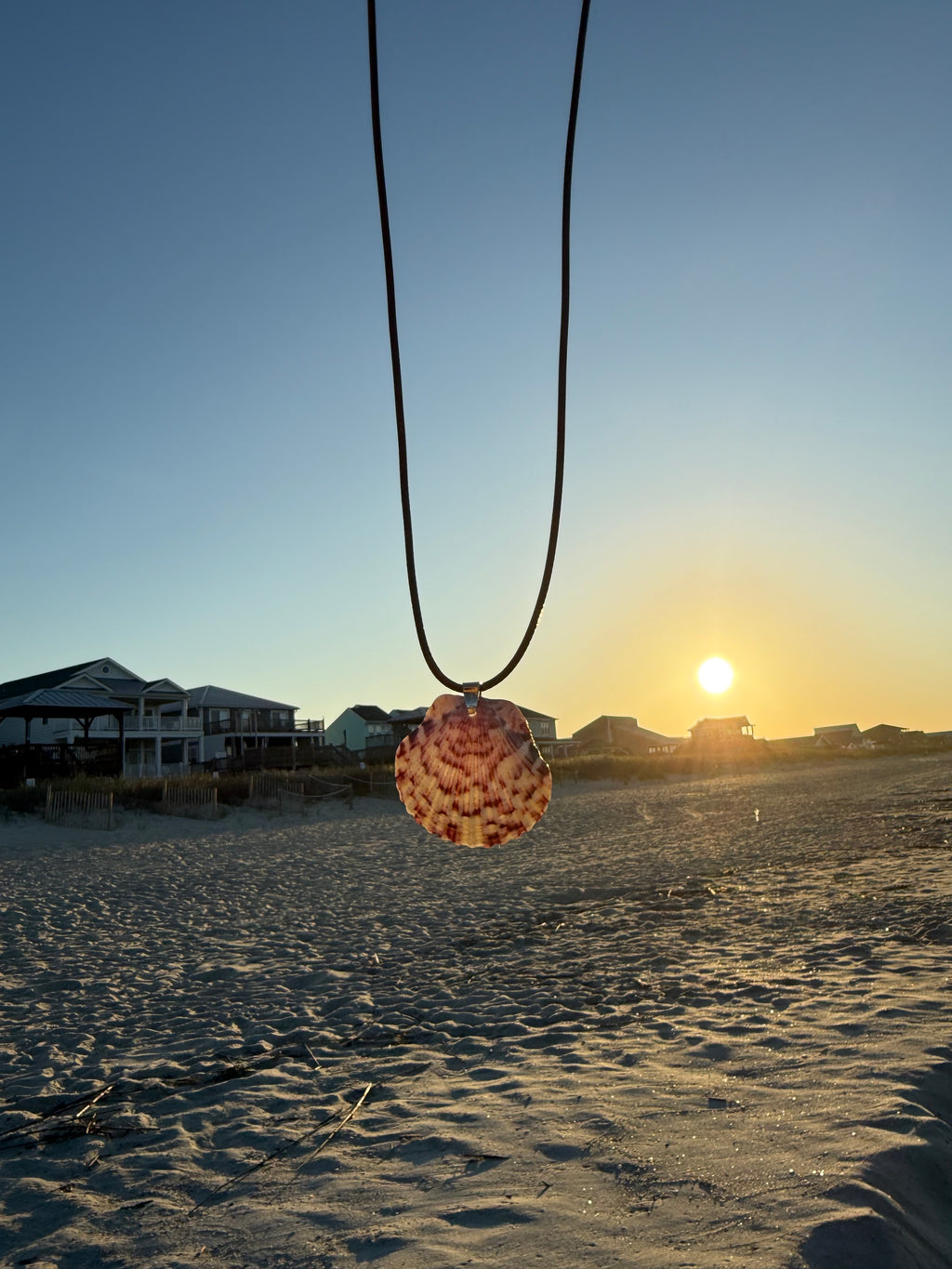 Pink Scallop Necklace