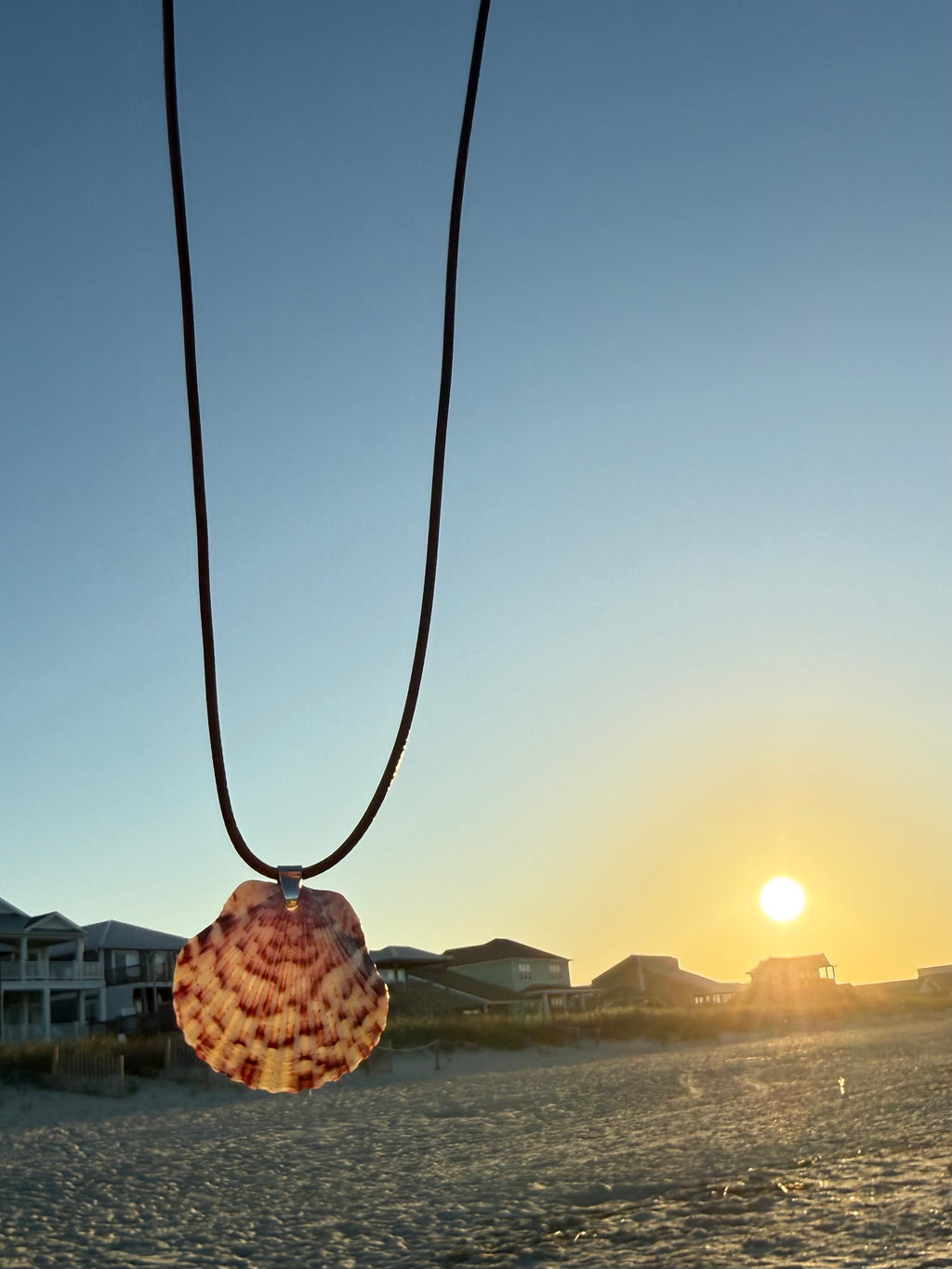 Pink Scallop Necklace