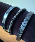 Hematite Plated (#1) set of 3