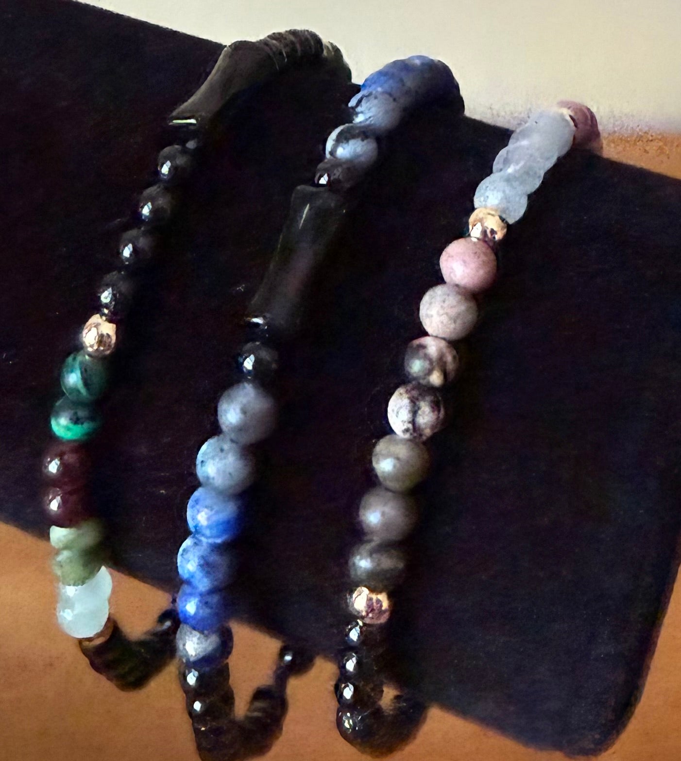 Tourmaline (#4) set of 3 ~ stack I wear daily ~ Mandals