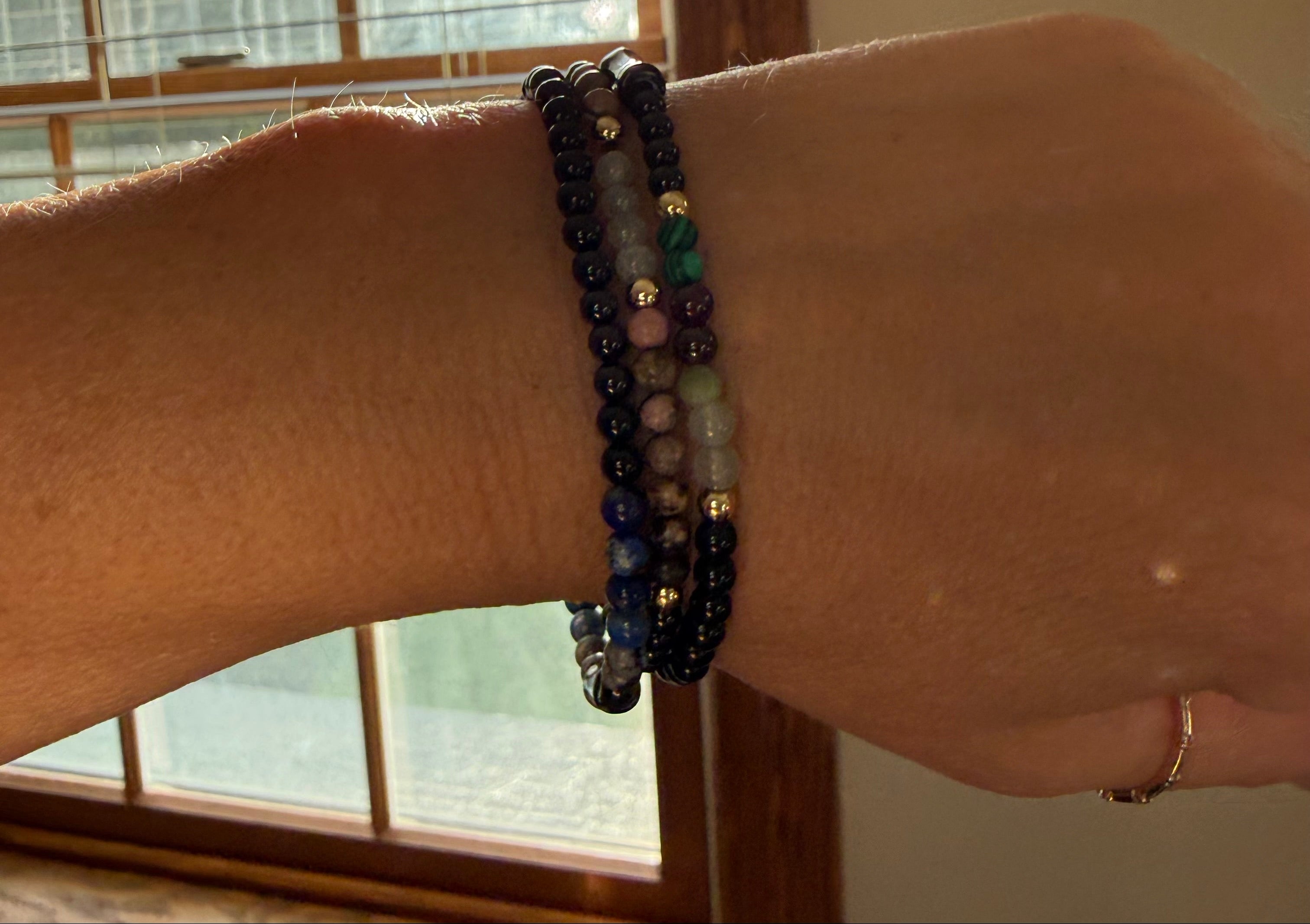 Tourmaline (#4) set of 3 ~ stack I wear daily ~ Mandals