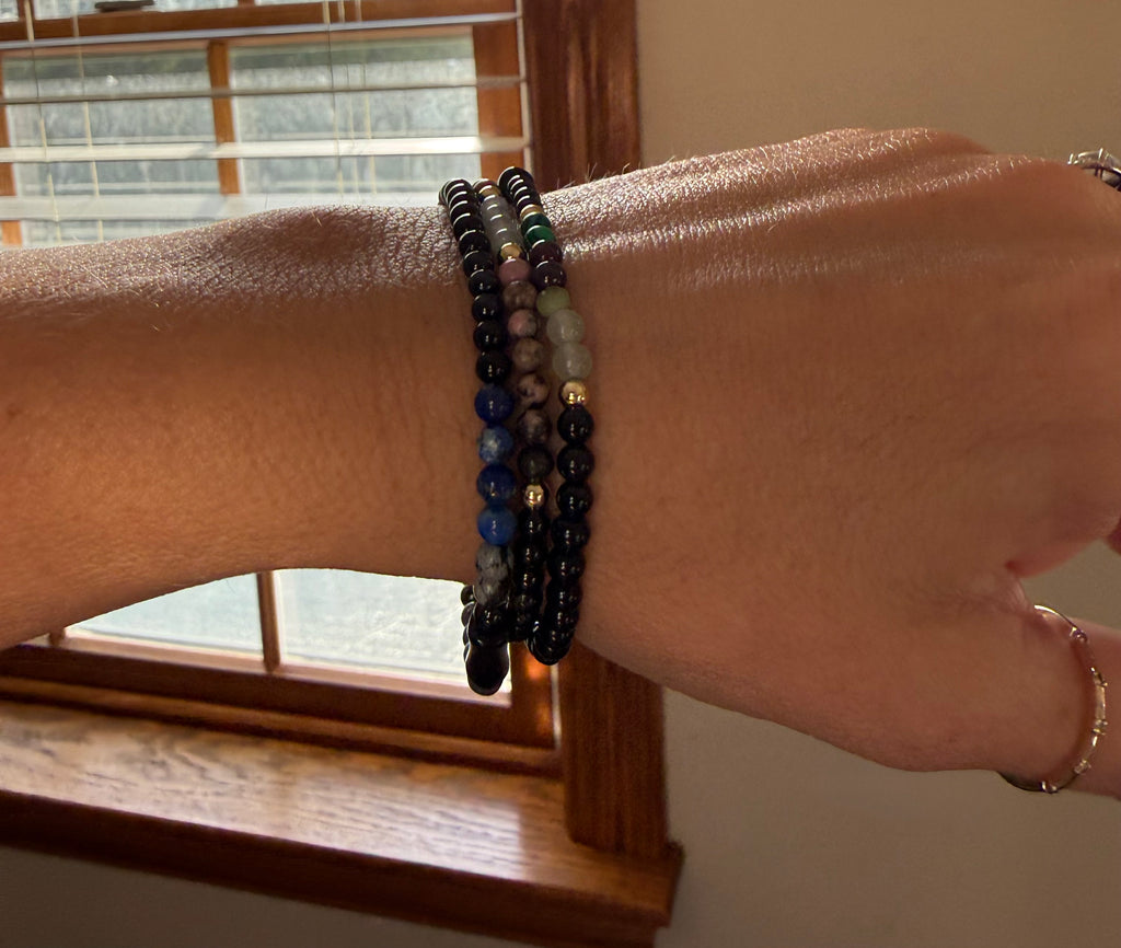 Tourmaline (#4) set of 3 ~ stack I wear daily ~ Mandals