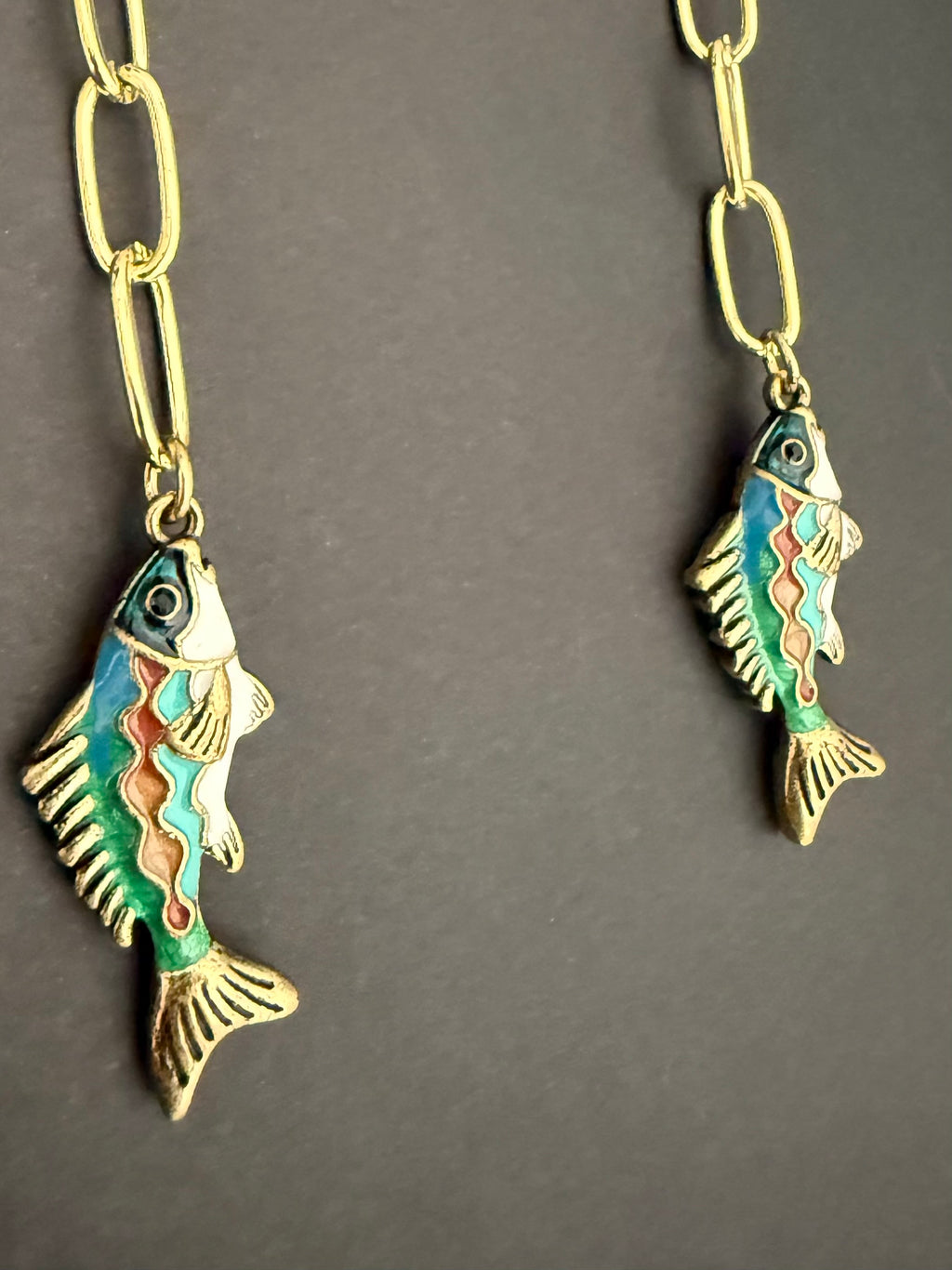 Fishin' Buddies, Matching Keychain or Tackle Box Charm (set of 2)