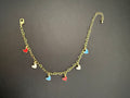 Red, White & Blue Heart Bracelet (matching anklet & keychain available)