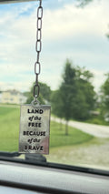 Because of the Brave ~ Car Charm