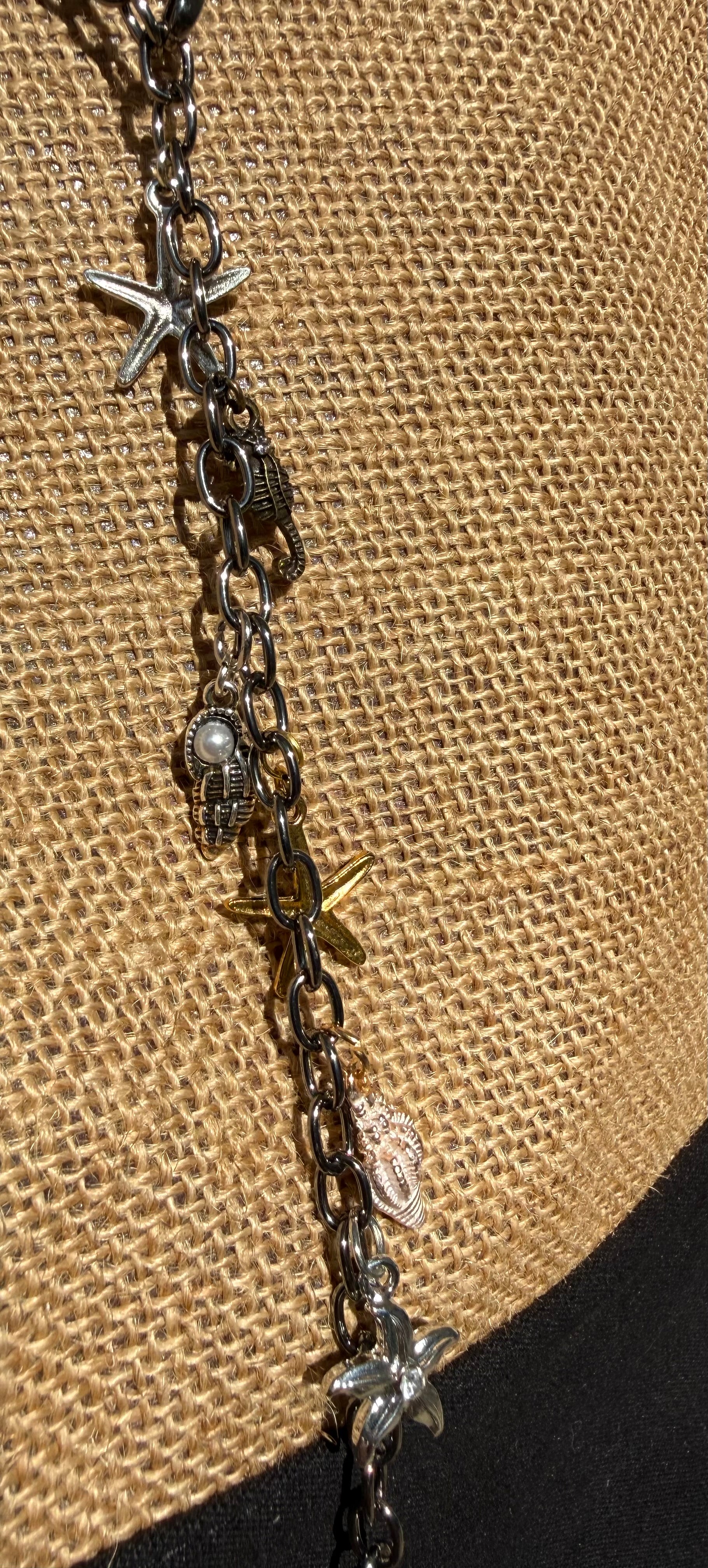 Sand Dollar, Bag Charm 14.5”