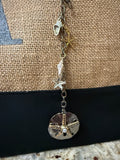 Sand Dollar, Bag Charm 14.5”