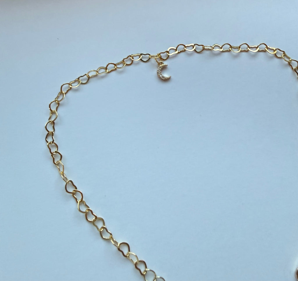 Anklet with Moon Charm