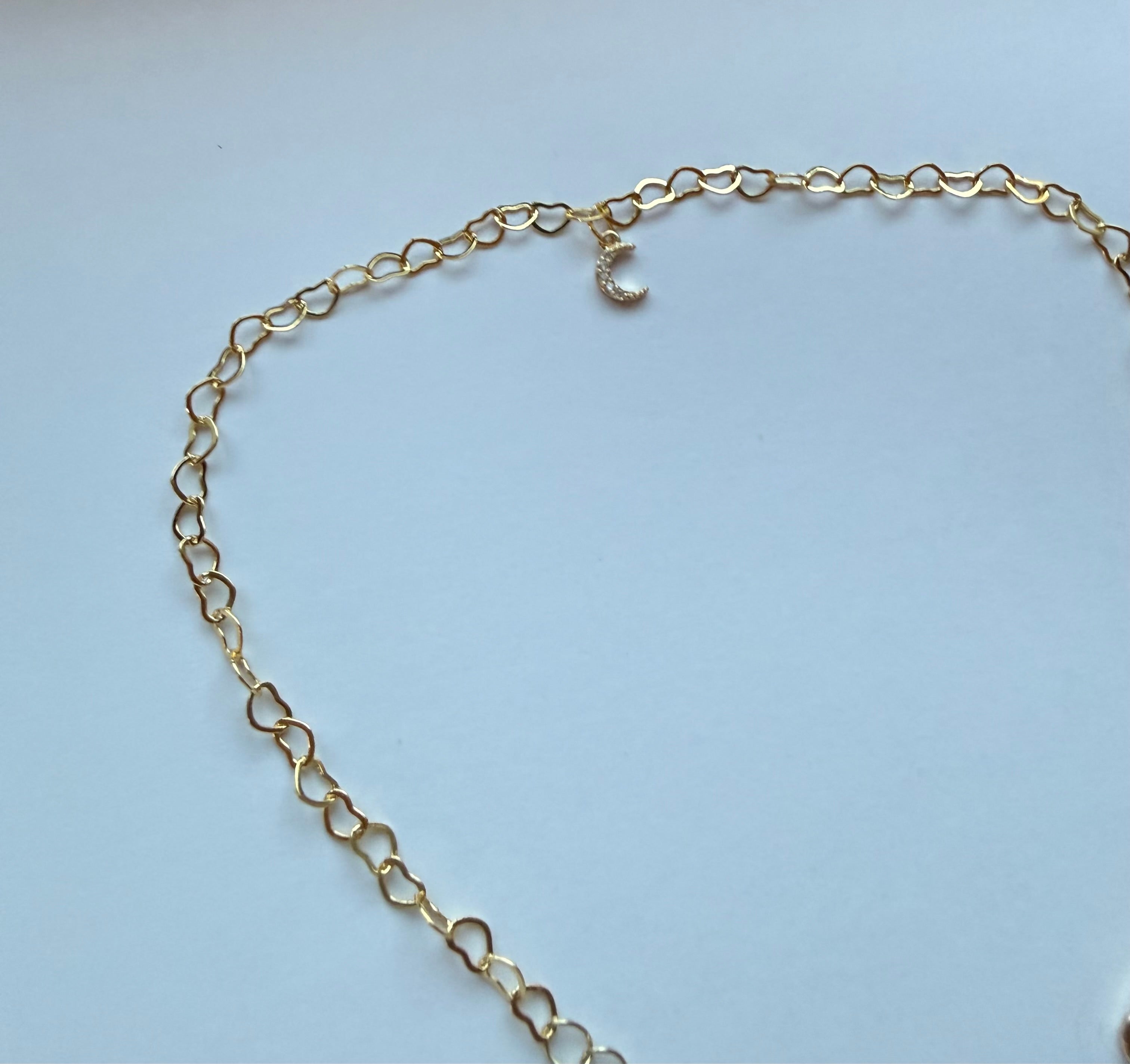 Anklet with Moon Charm