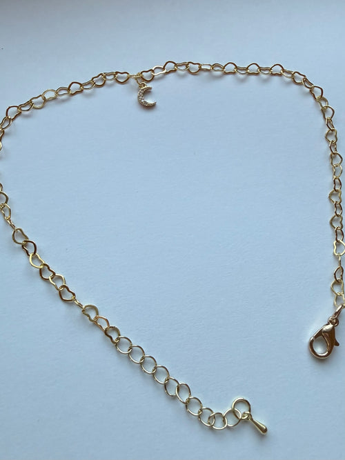 Anklet with Moon Charm