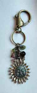 Sun, Keychain or Bag Charm