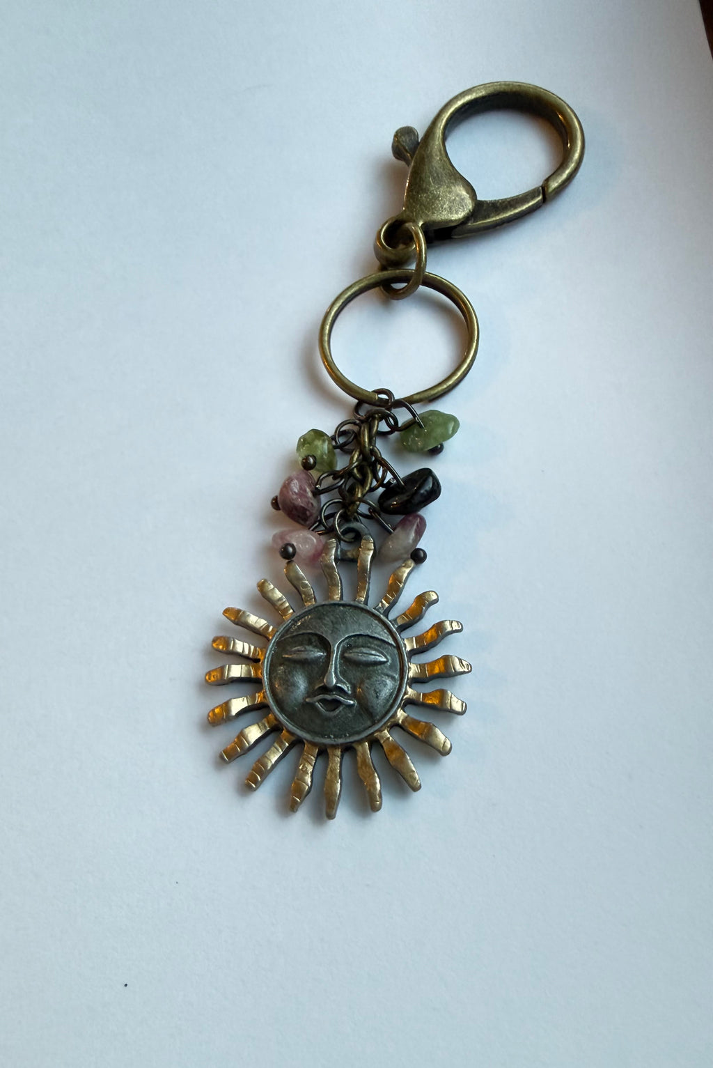 Sun, Keychain or Bag Charm