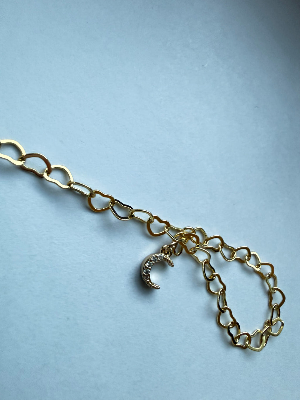 Hand Chain with Ring Moon Charm