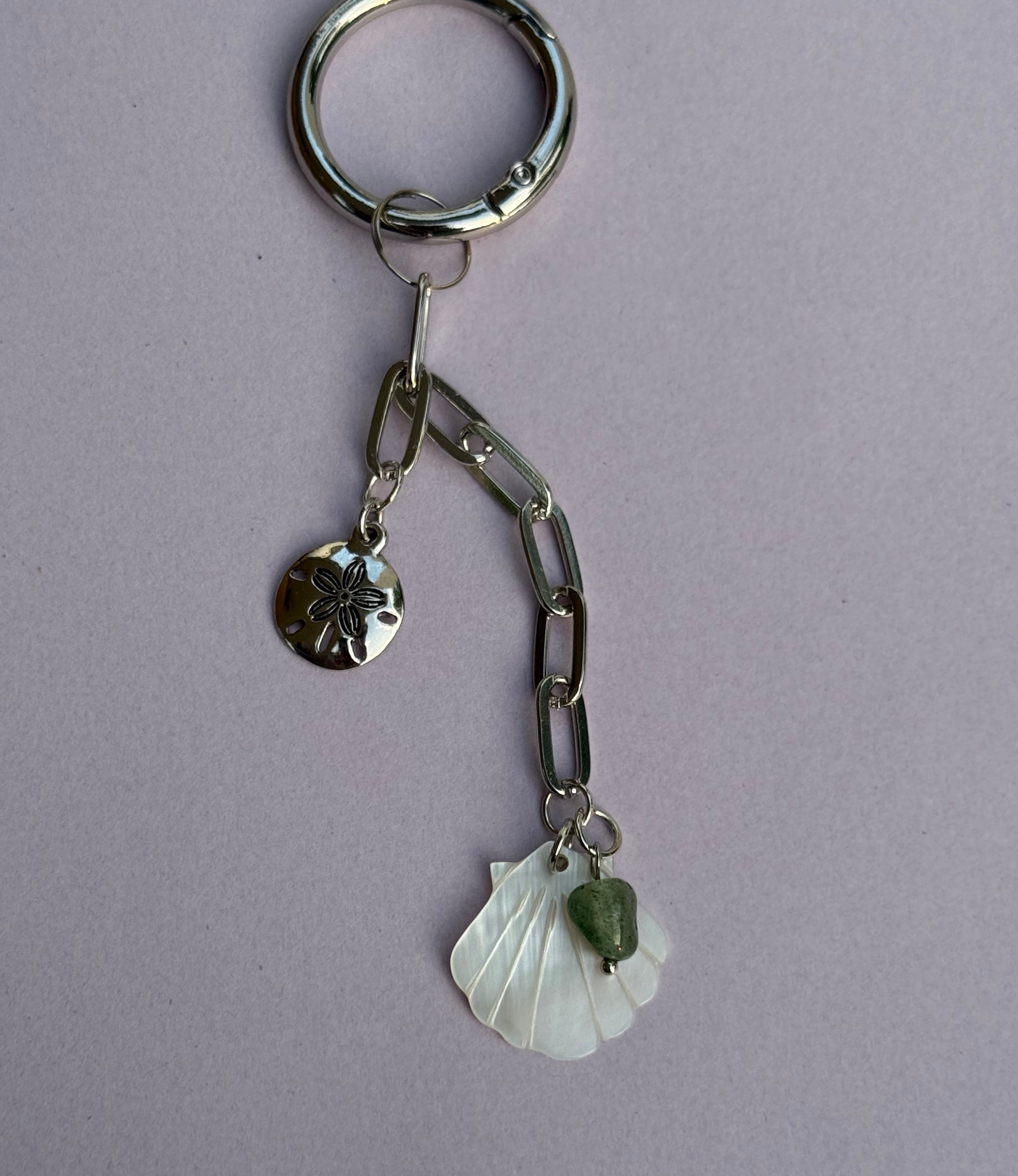 Sand Dollar Keychain