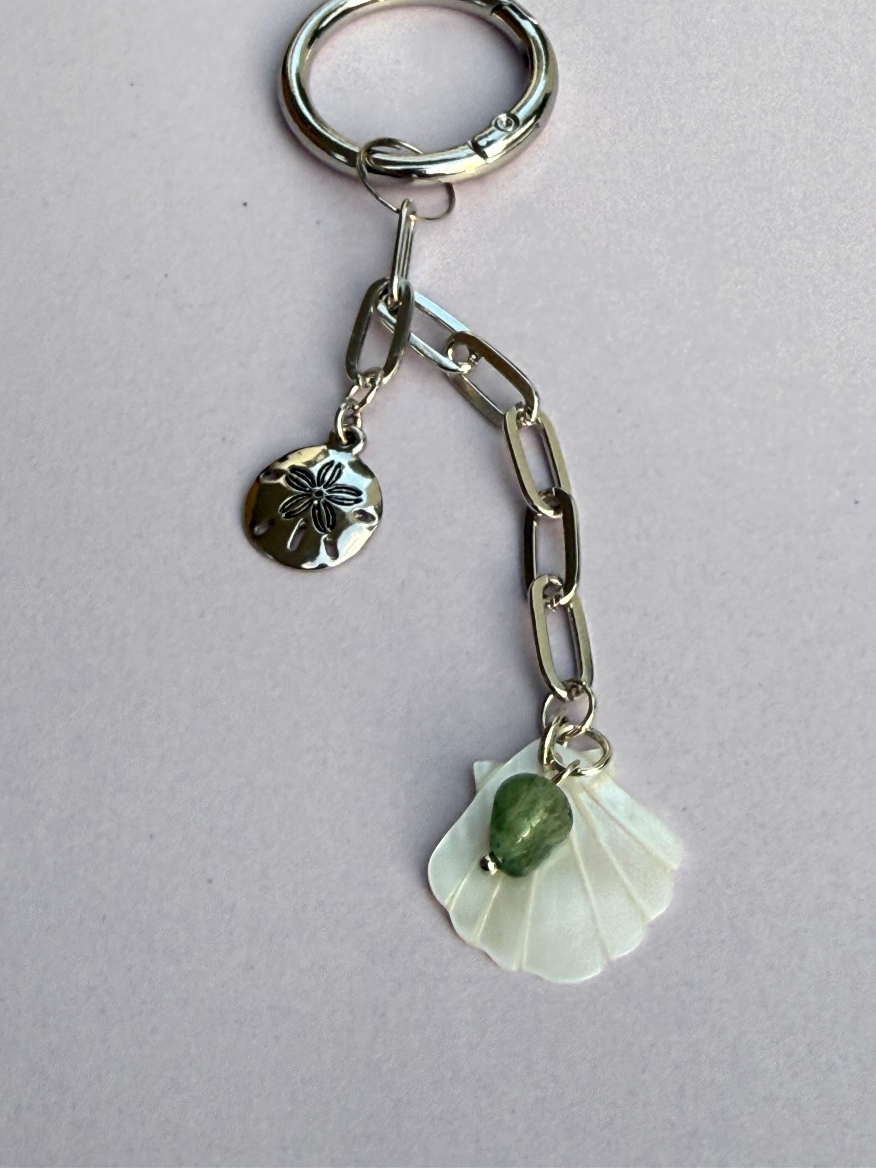 Sand Dollar Keychain