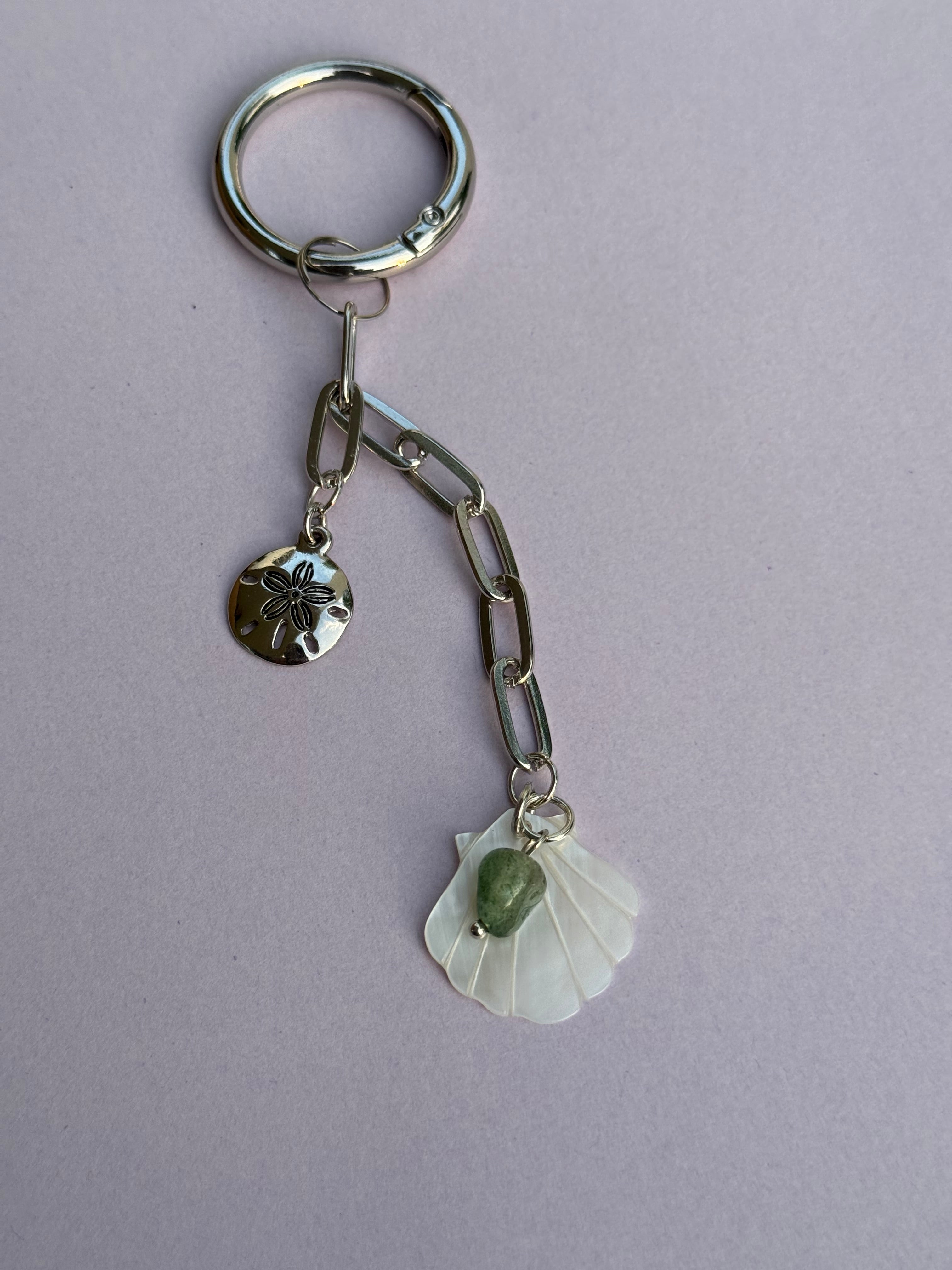 Sand Dollar Keychain