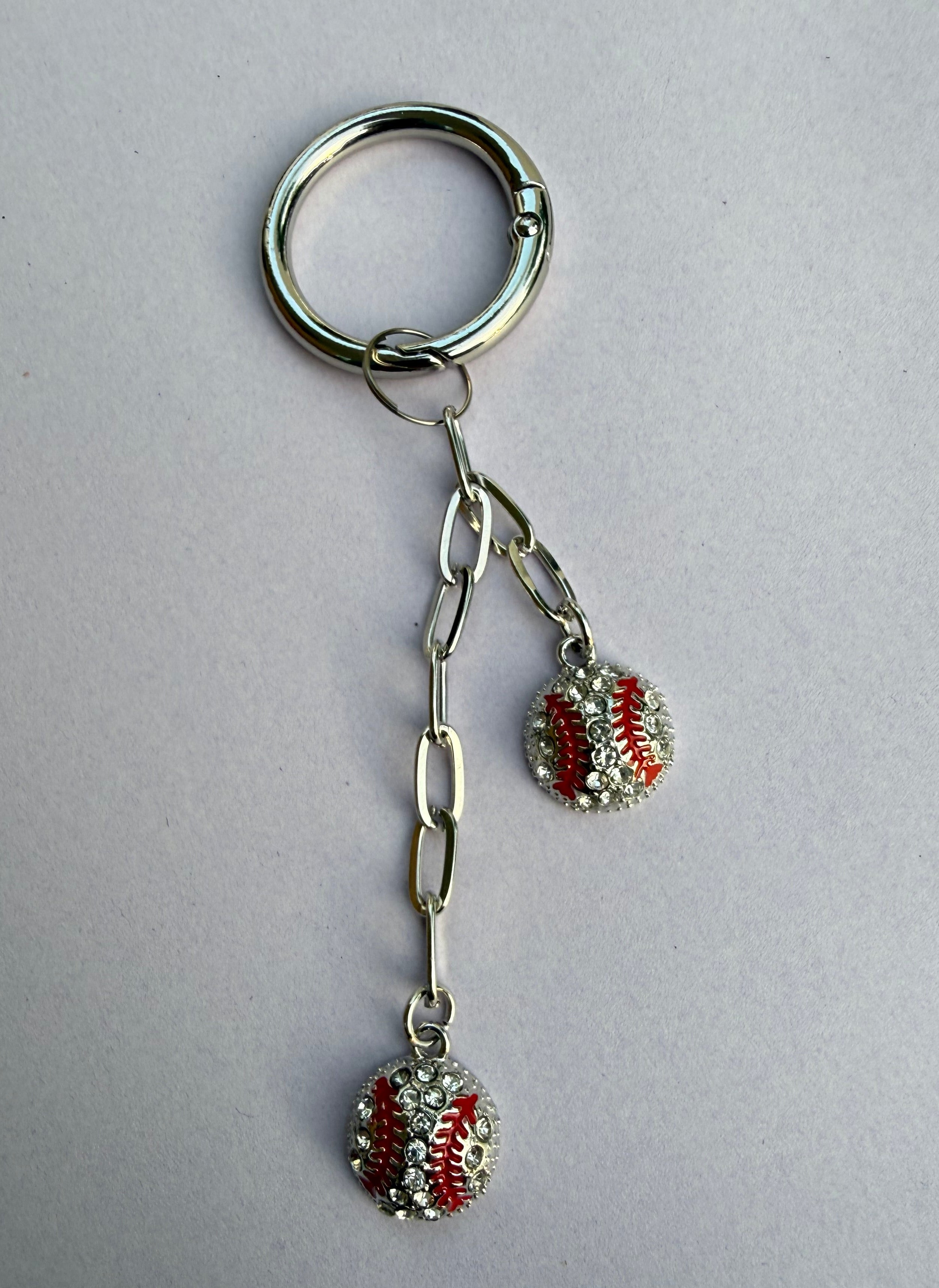 Baseball Keychain