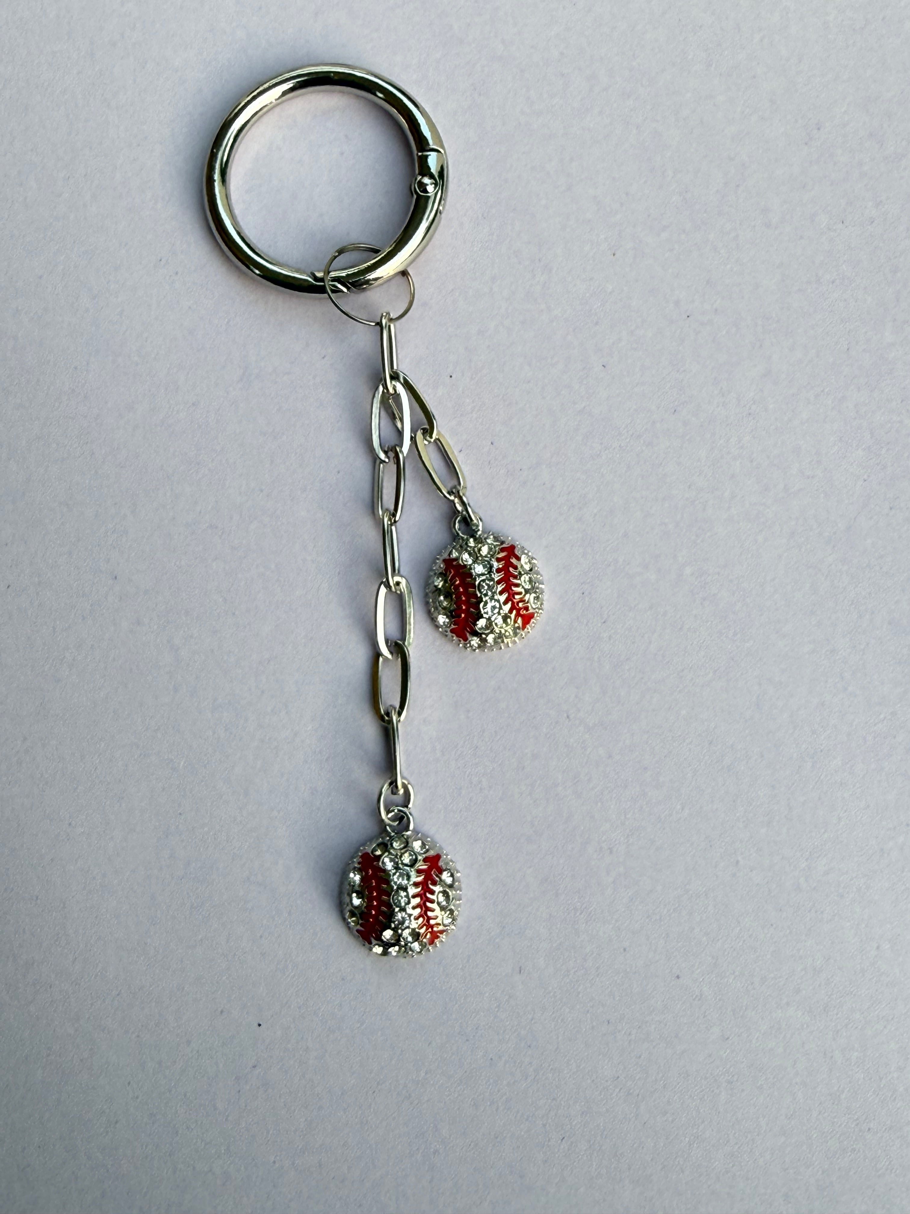 Baseball Keychain