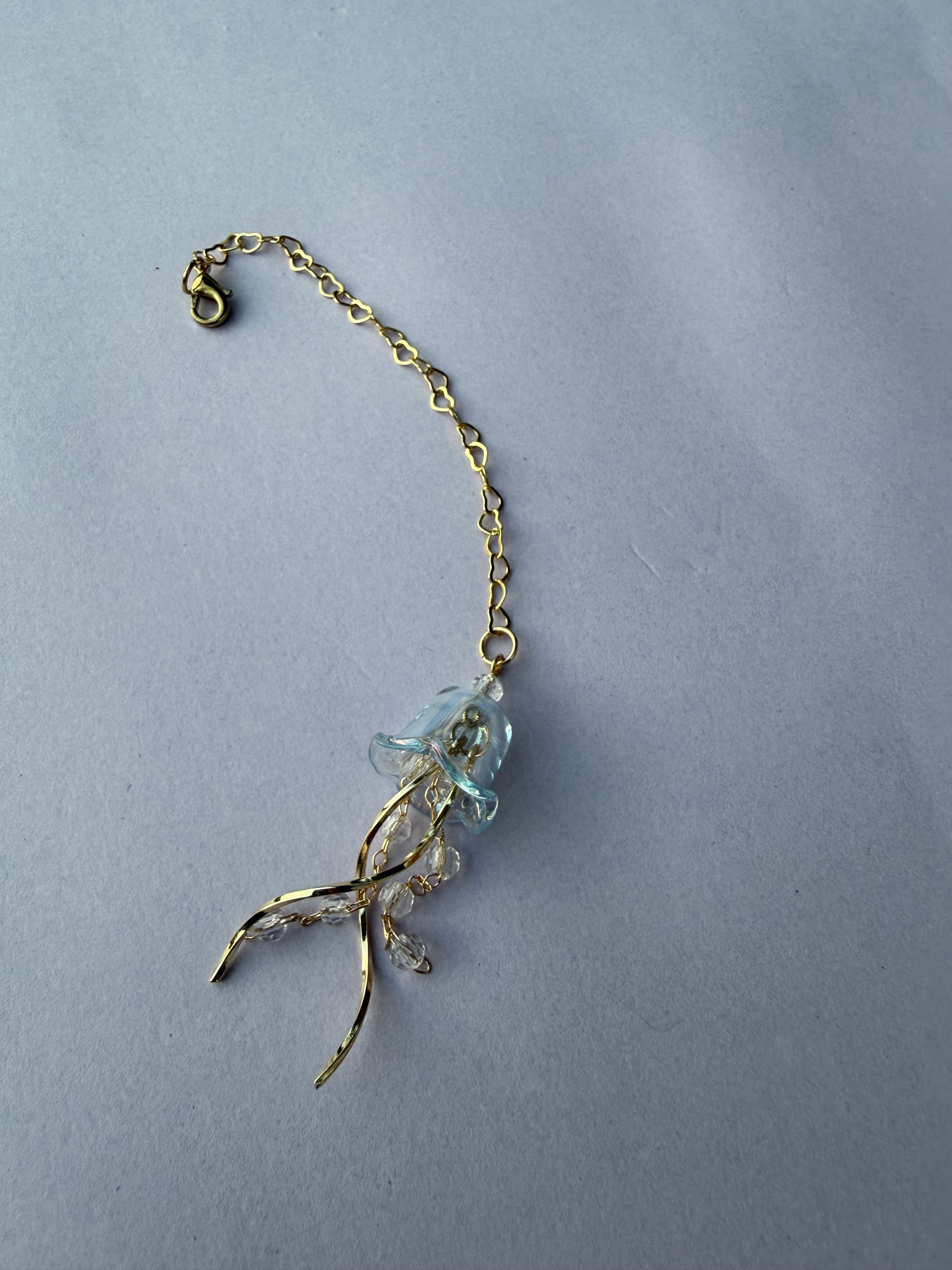 Jellyfish Keychain or Bag Charm