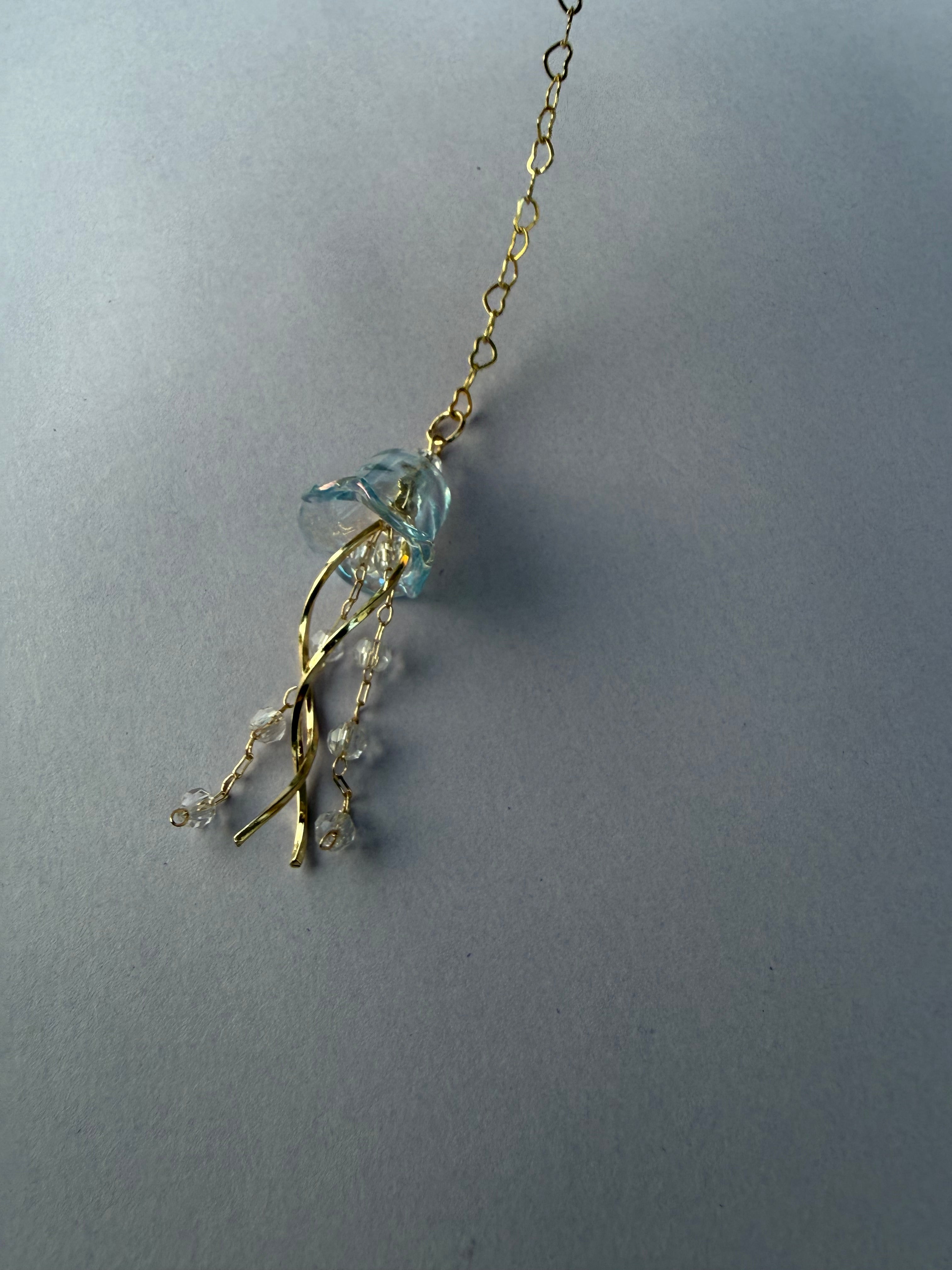 Jellyfish Keychain or Bag Charm