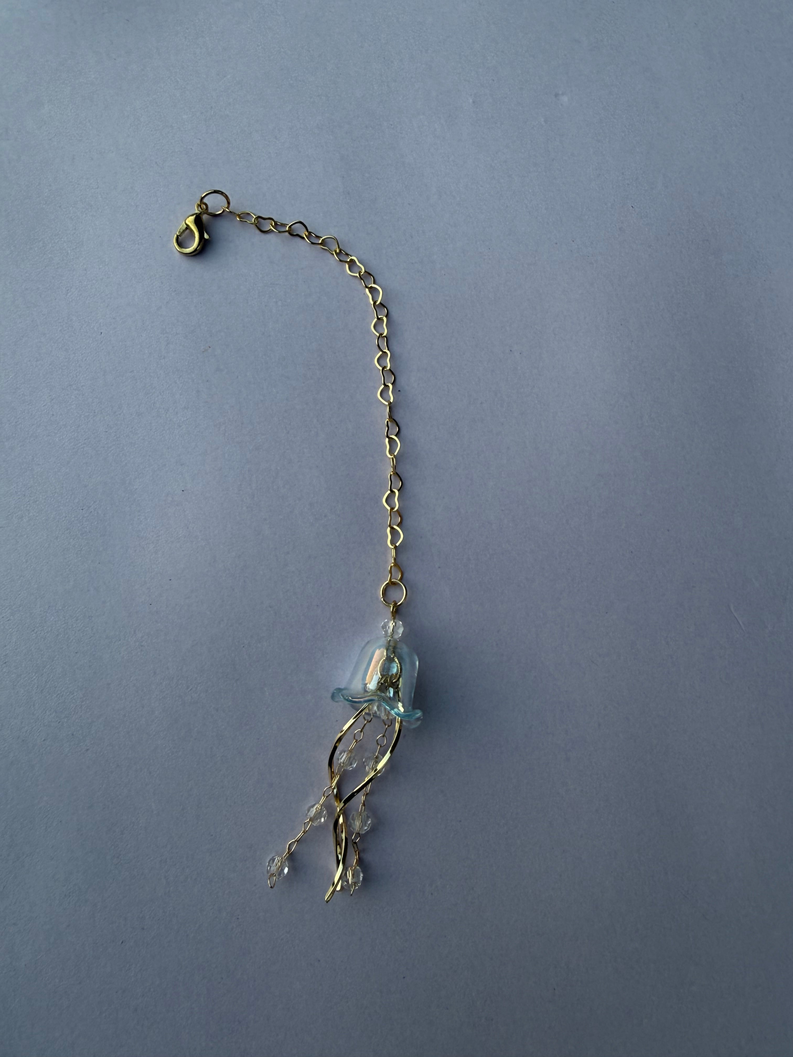 Jellyfish Keychain or Bag Charm