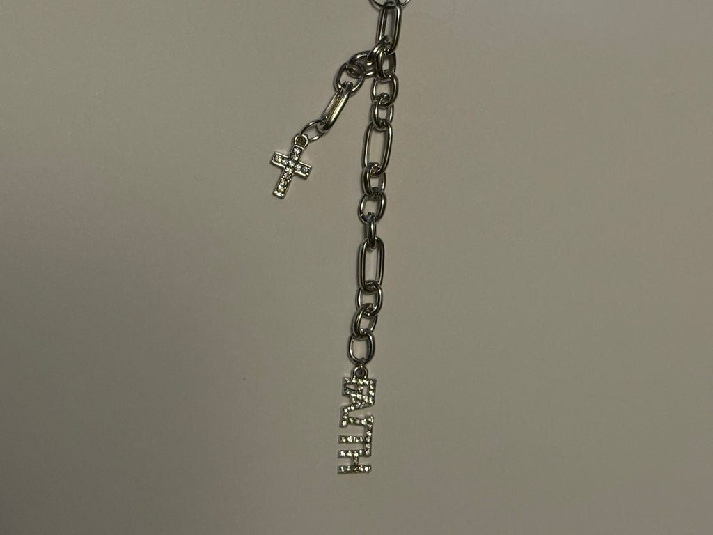 Faith & Cross, Bag Charm or Keychain