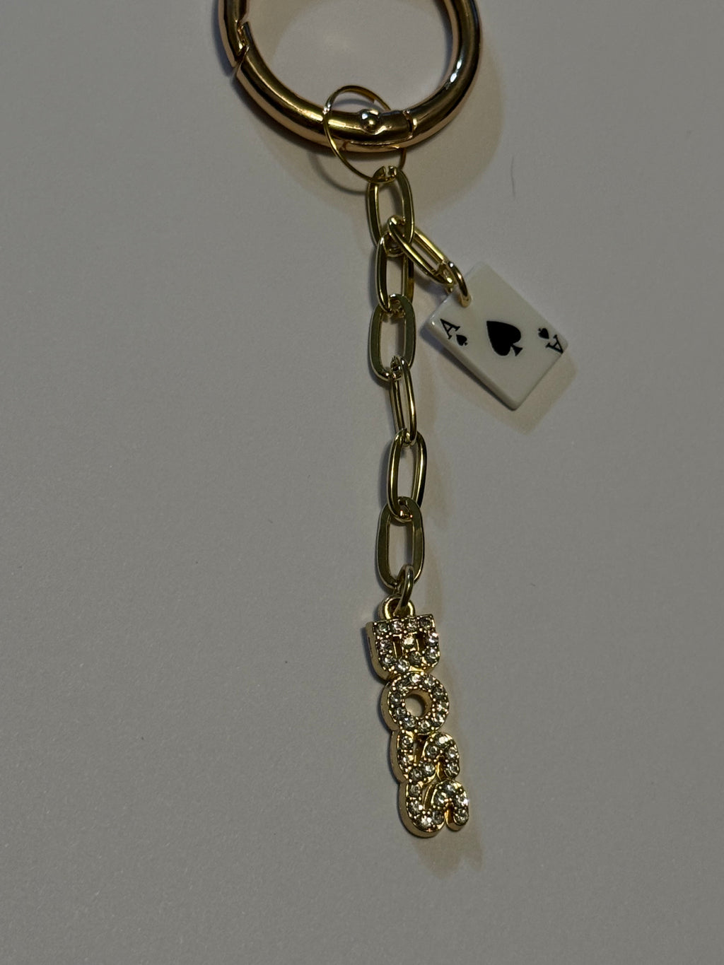 Ace of Spades BOSS, Keychain or Bag Charm