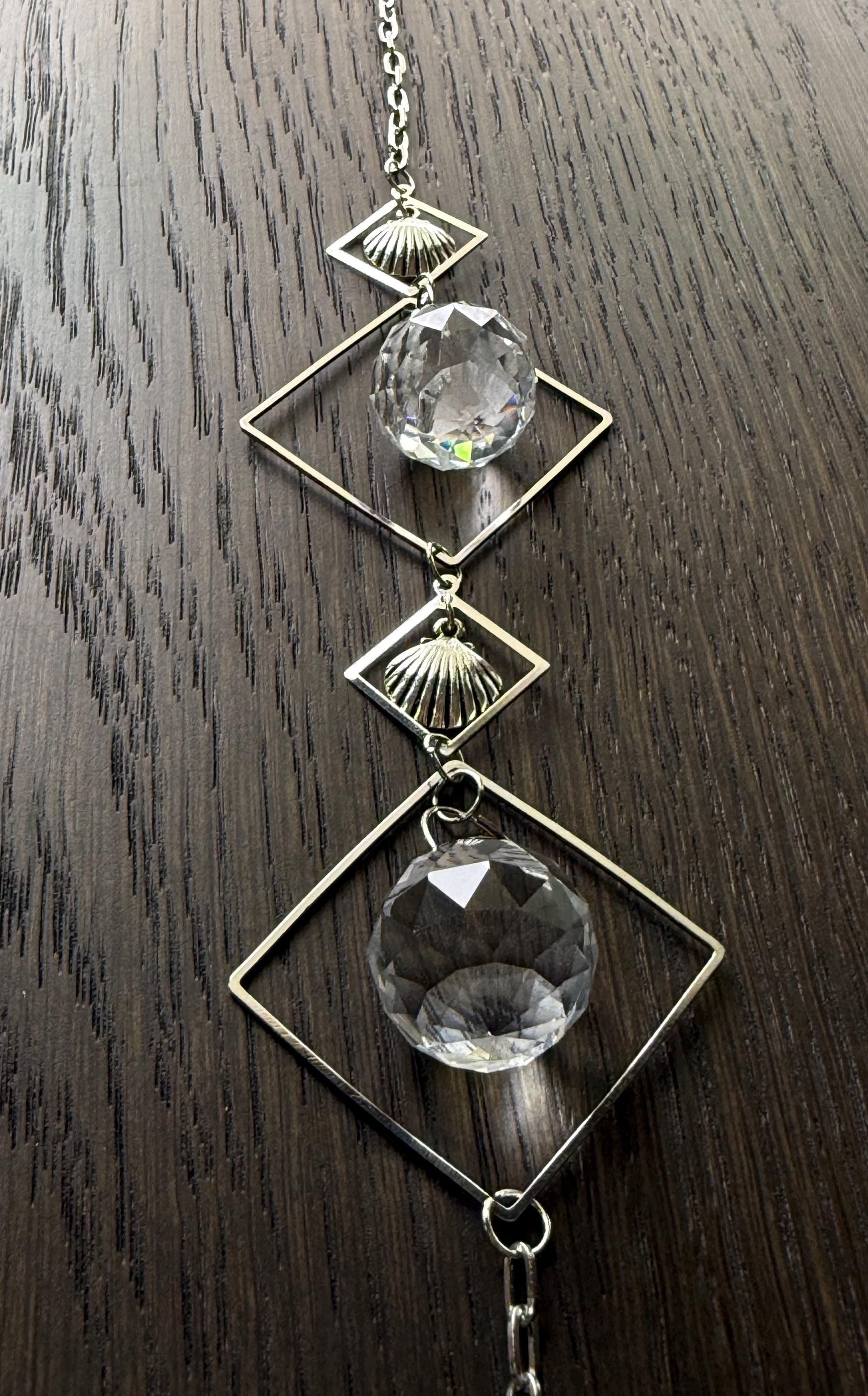 Suncatcher, Silver Shell Charms - Providing Endless Colors