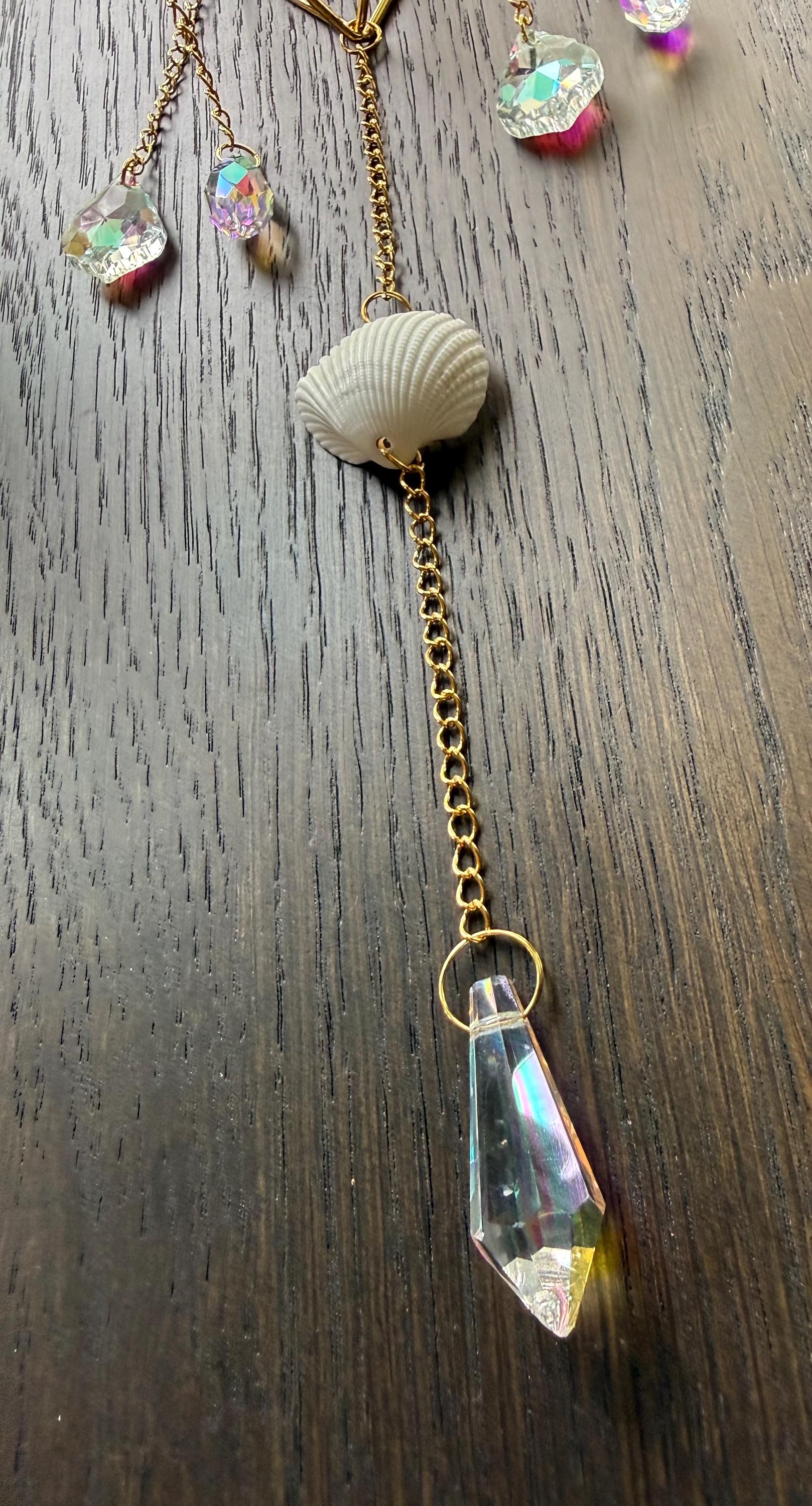 Scallop Shells, Suncatcher Providing Endless Rainbows