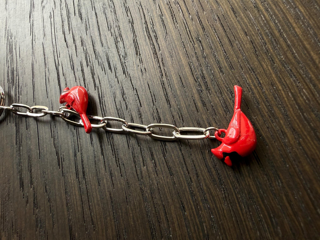 Cardinal Bag Charm or Keychain
