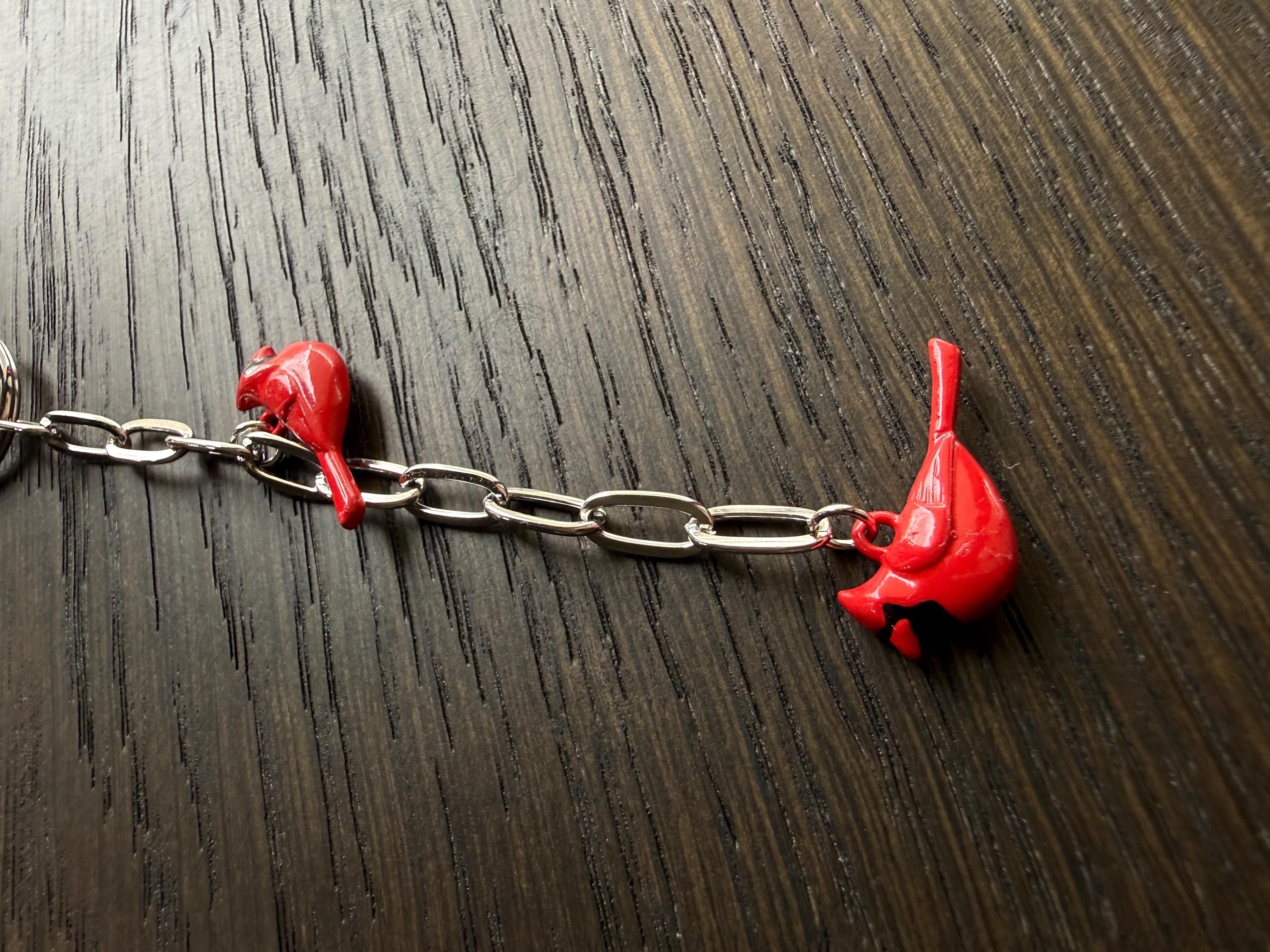 Cardinal Bag Charm or Keychain