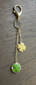 4 Leaf Clover, Keychain or Bag Charm
