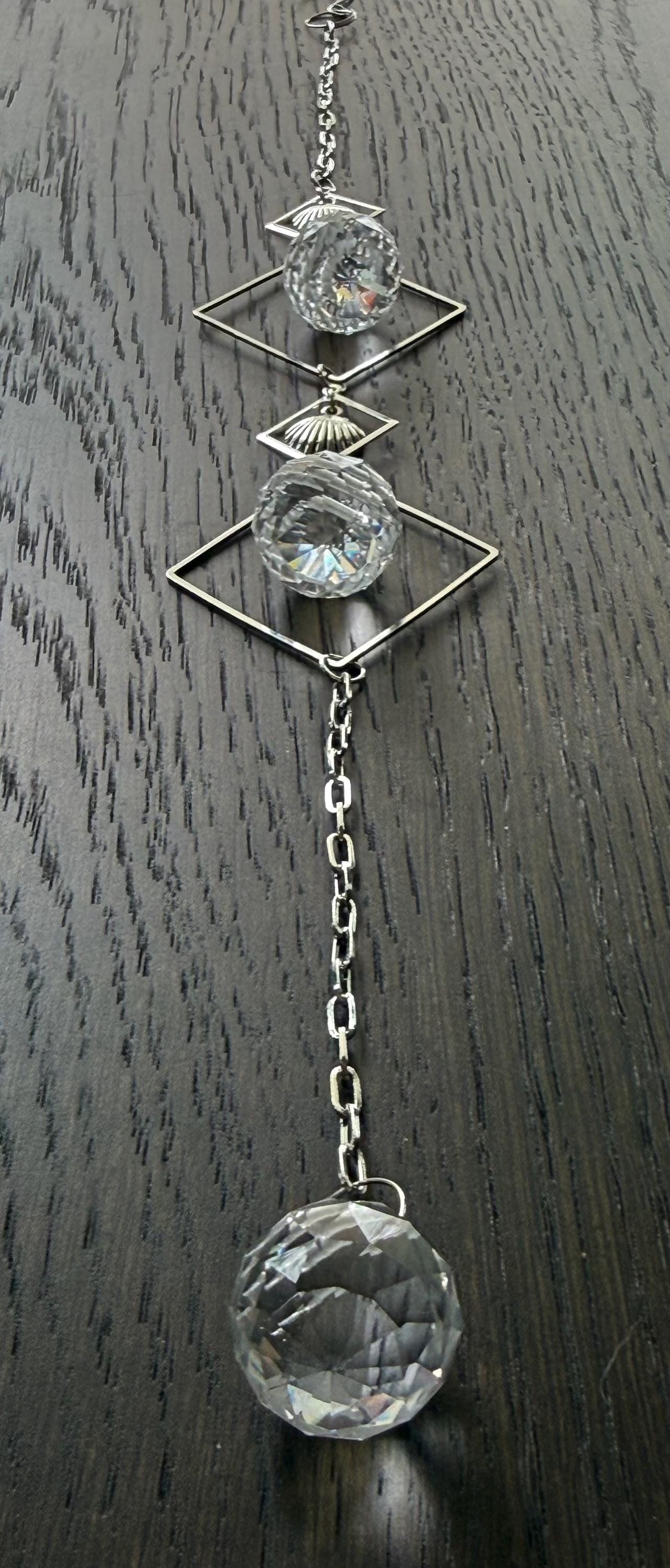 Suncatcher, Silver Shell Charms - Providing Endless Colors