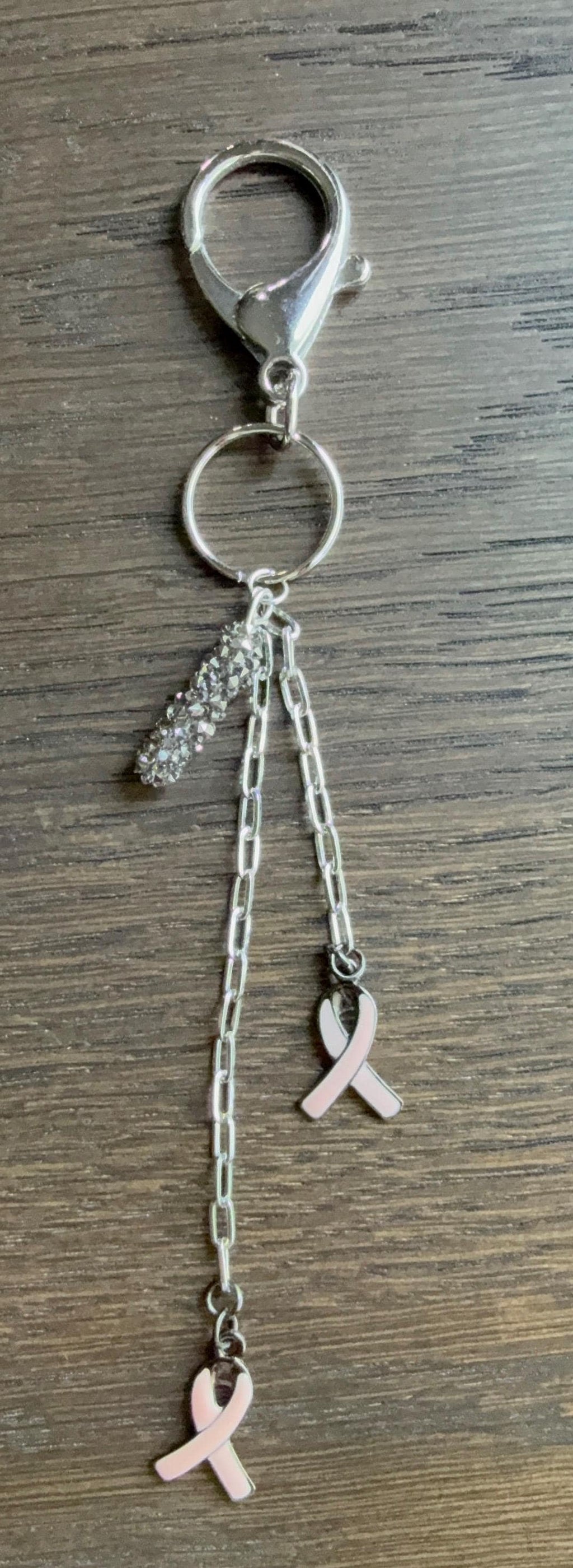 Breast Cancer Awareness, Keychain or Bag Charm