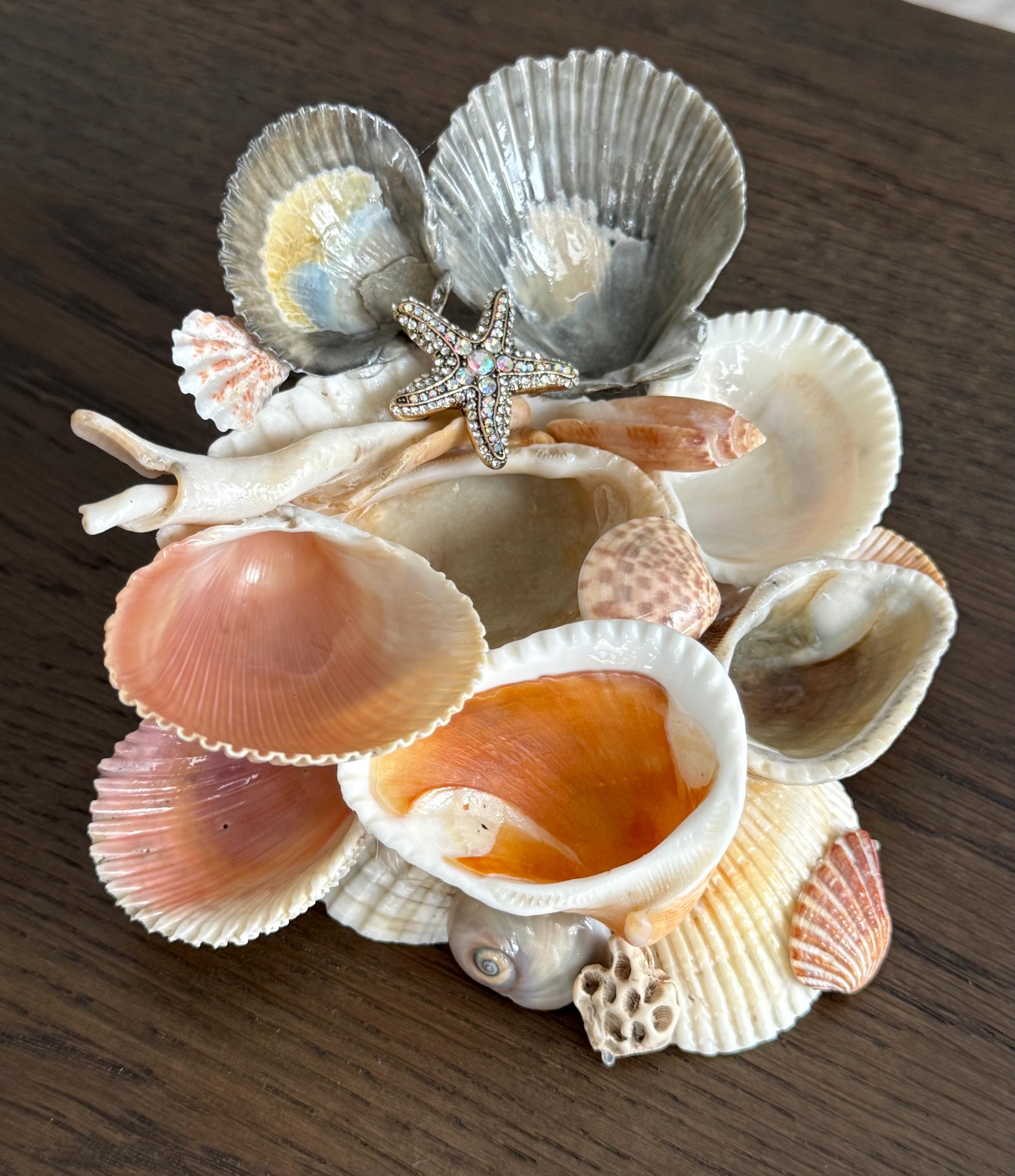Jewelry Holder - Shell Decor, Color Variation