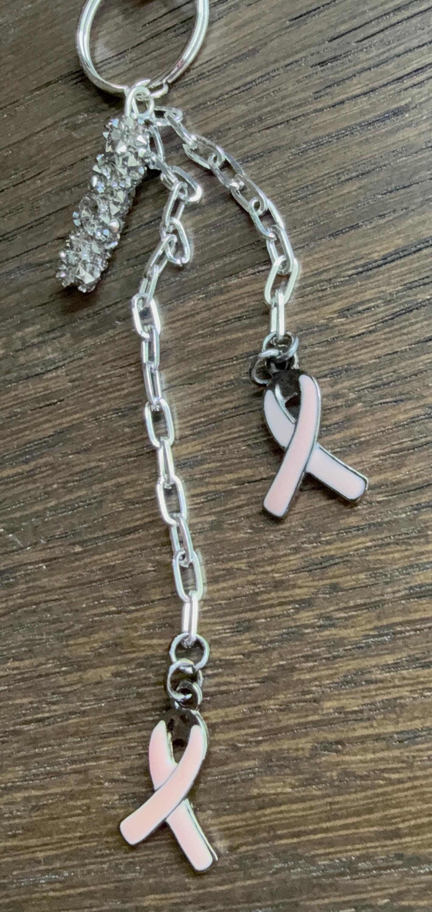 Breast Cancer Awareness, Keychain or Bag Charm