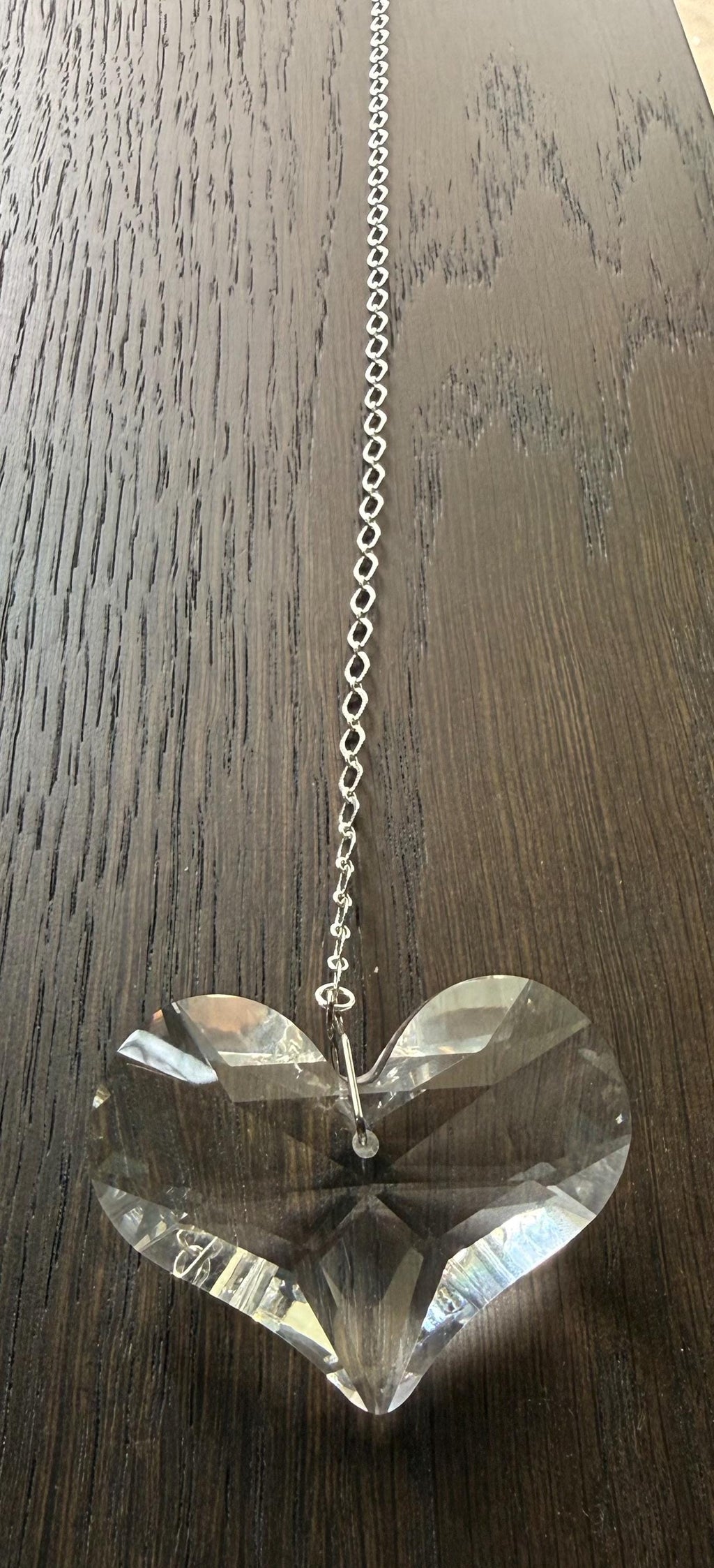Crystal Heart Suncatcher