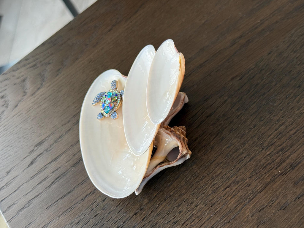 Shell Cascading Ring Holder- Turtle optional