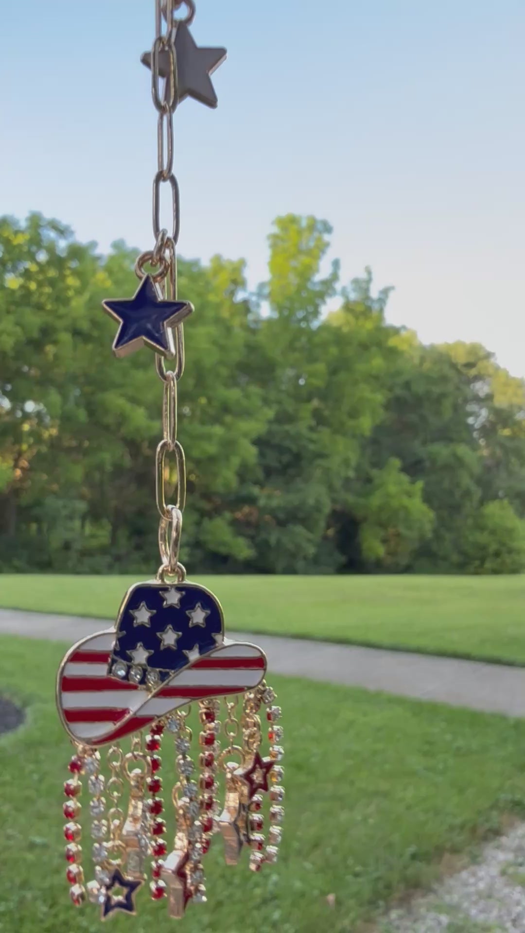 Cowboy Hat USA Car Charm