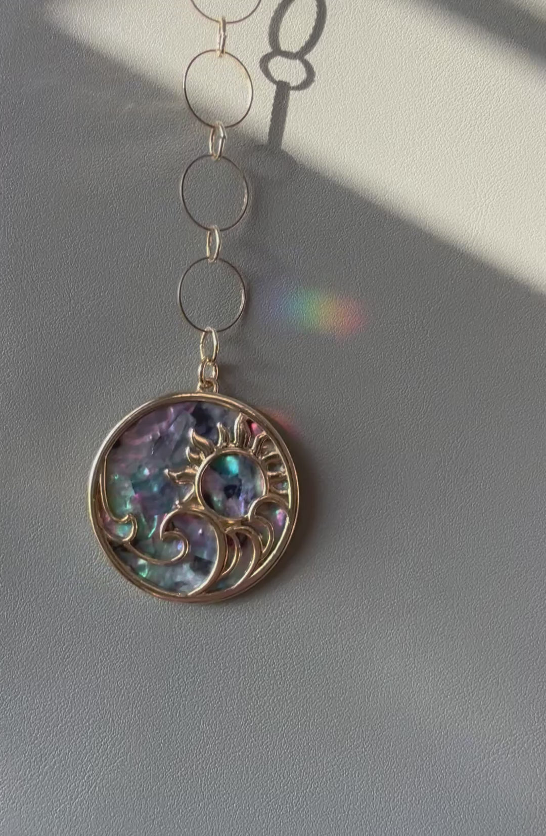 Sun & Waves Bag Charm
