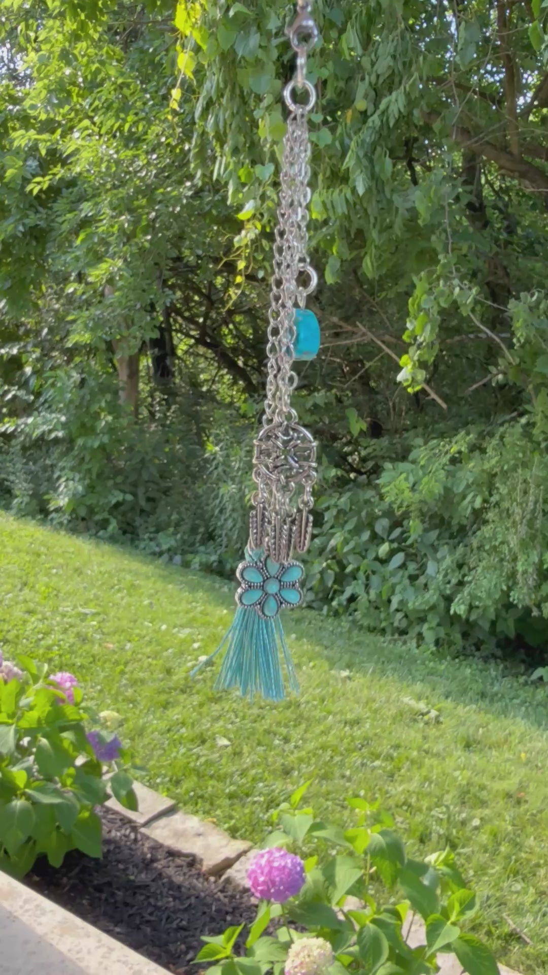 Dream Catcher Bag Charm (turquoise)