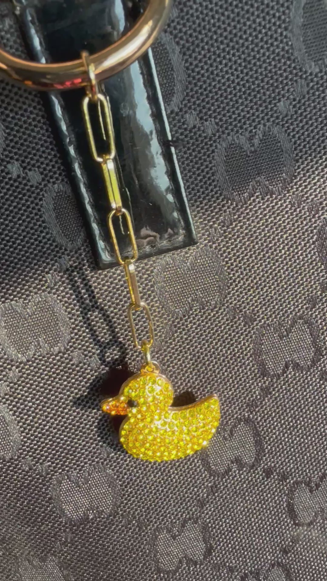 Sparkle Duck Keychain