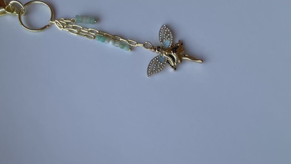 Fairy Rhinestone, Bag Charm or Keychain … Perfect for your traveling bag!