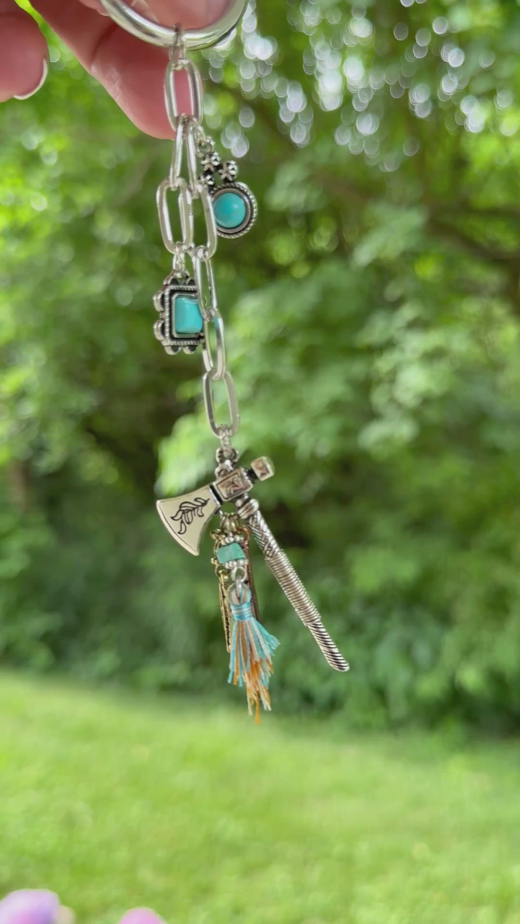 Tomahawk Bag Charm